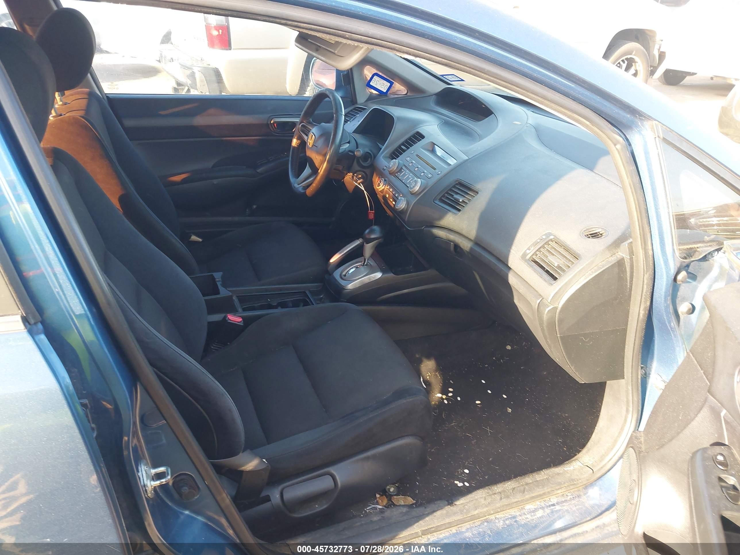 2010 Honda Civic Lx-s Light Blue vin: 19XFA1F61AE059382