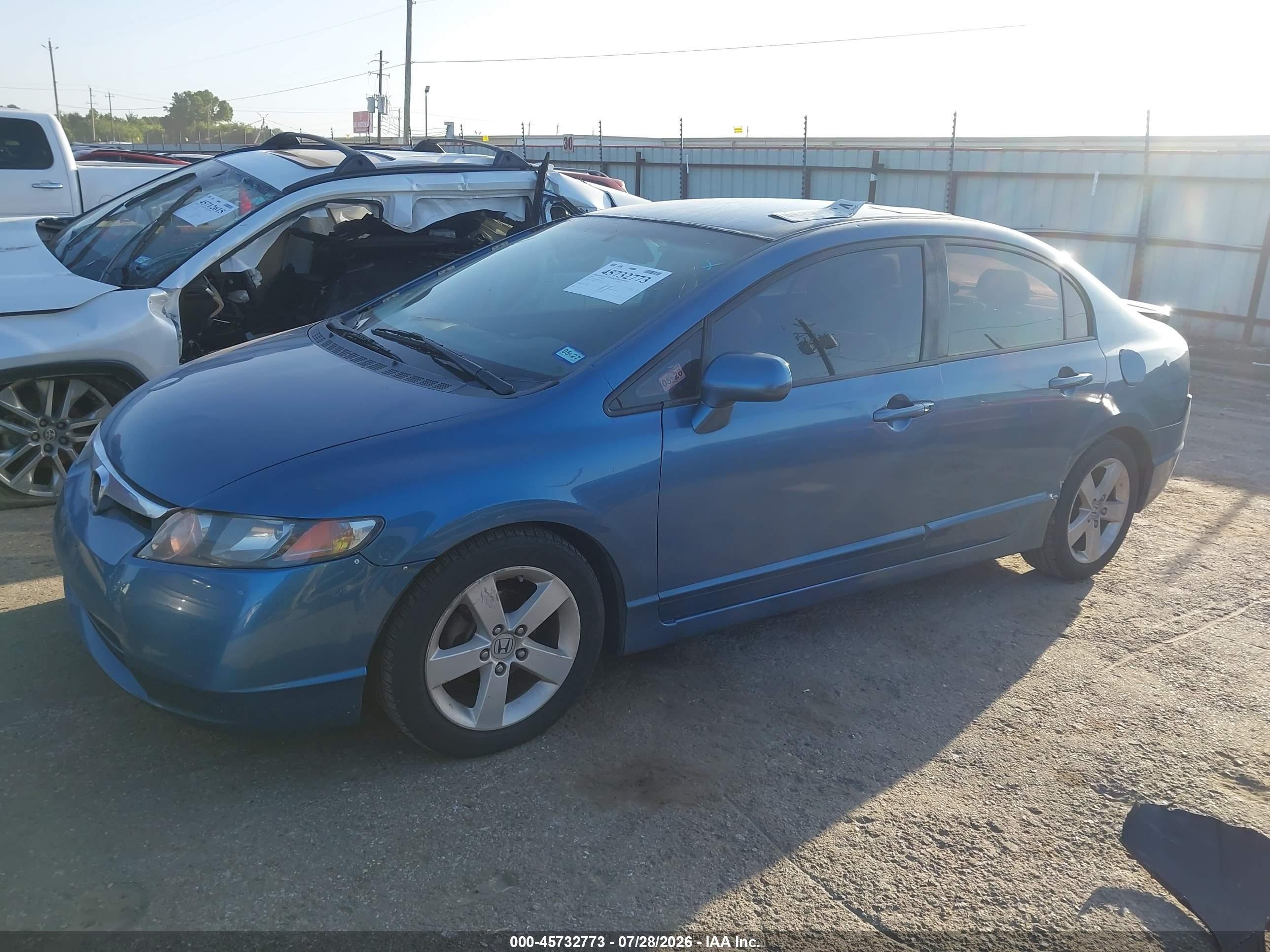2010 Honda Civic Lx-s Light Blue vin: 19XFA1F61AE059382