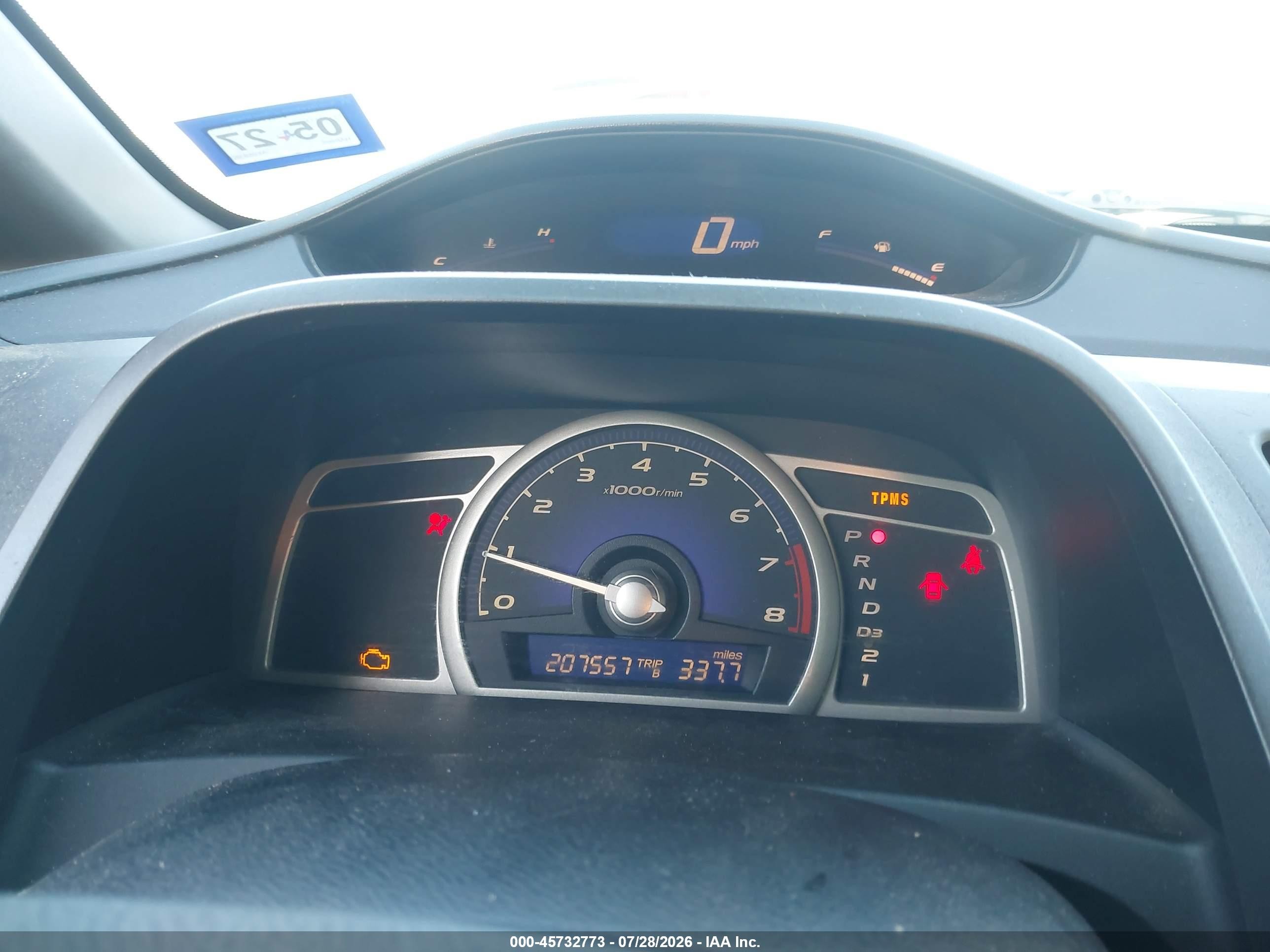 2010 Honda Civic Lx-s Light Blue vin: 19XFA1F61AE059382