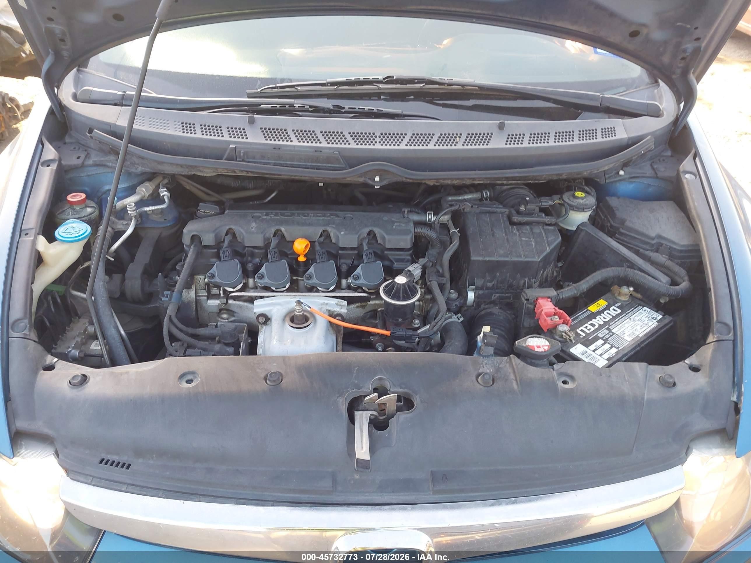2010 Honda Civic Lx-s Light Blue vin: 19XFA1F61AE059382