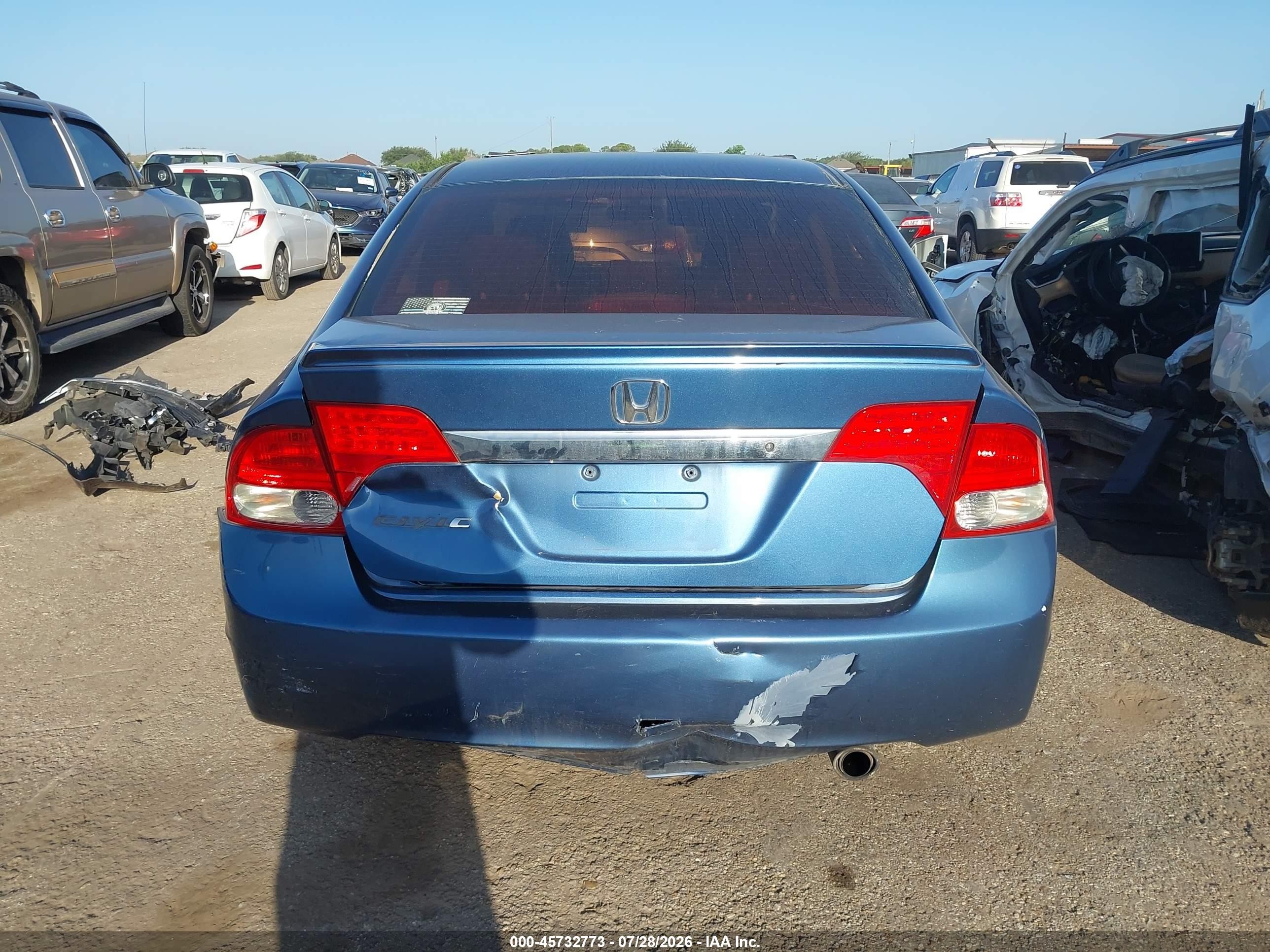 2010 Honda Civic Lx-s Light Blue vin: 19XFA1F61AE059382