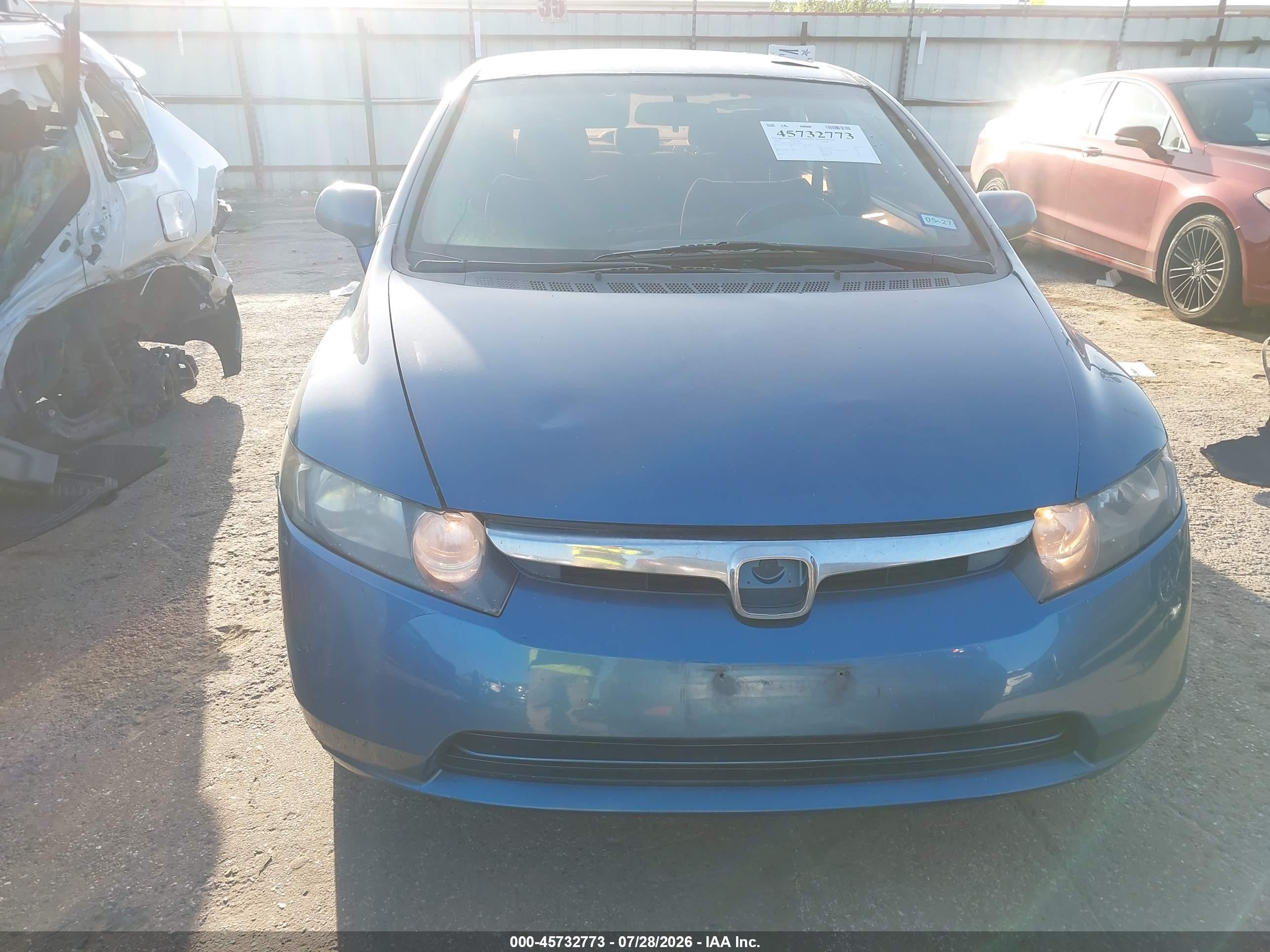2010 Honda Civic Lx-s Light Blue vin: 19XFA1F61AE059382