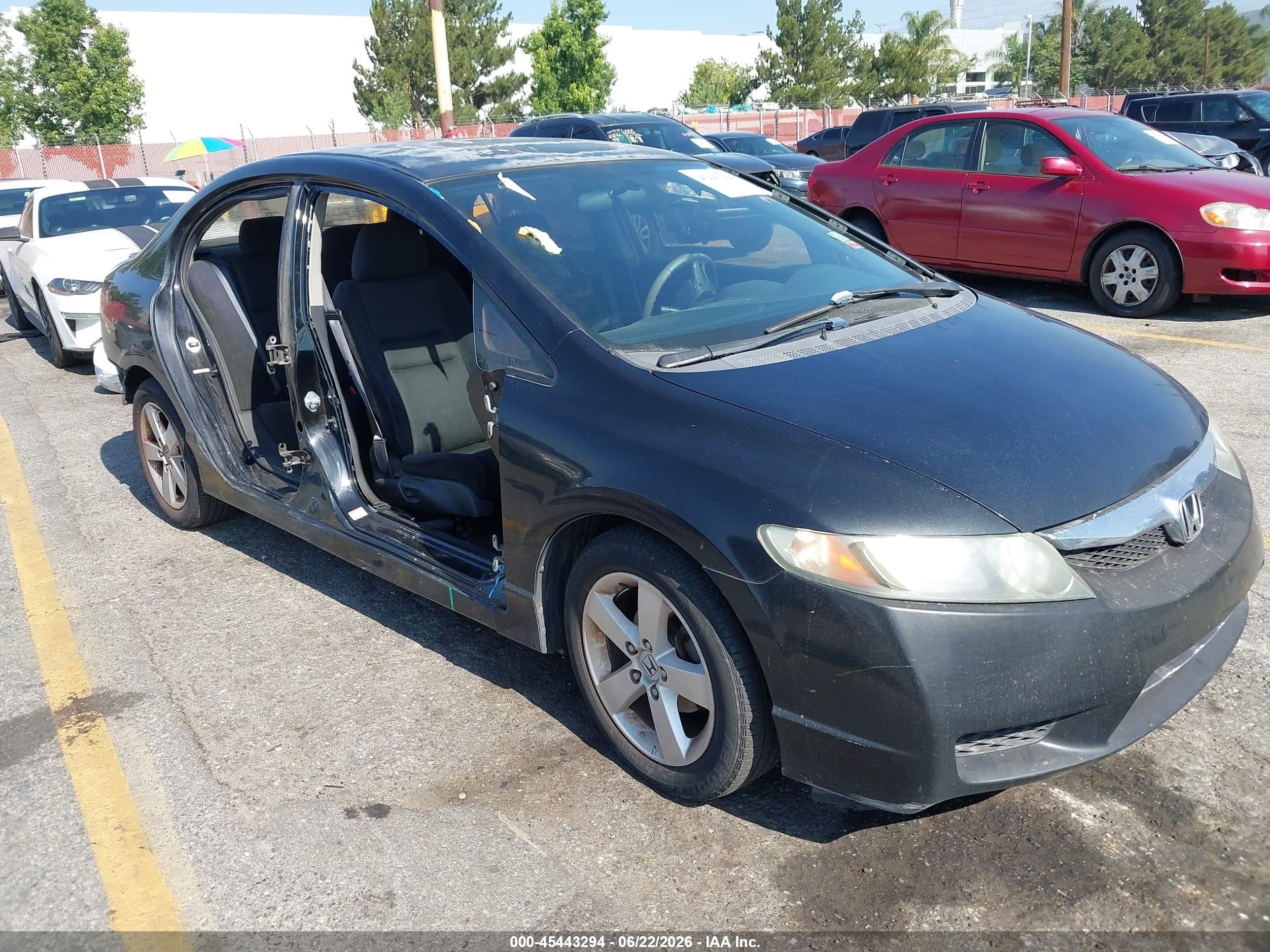 2010 Honda Civic Lx-s Black vin: 19XFA1F61AE066056
