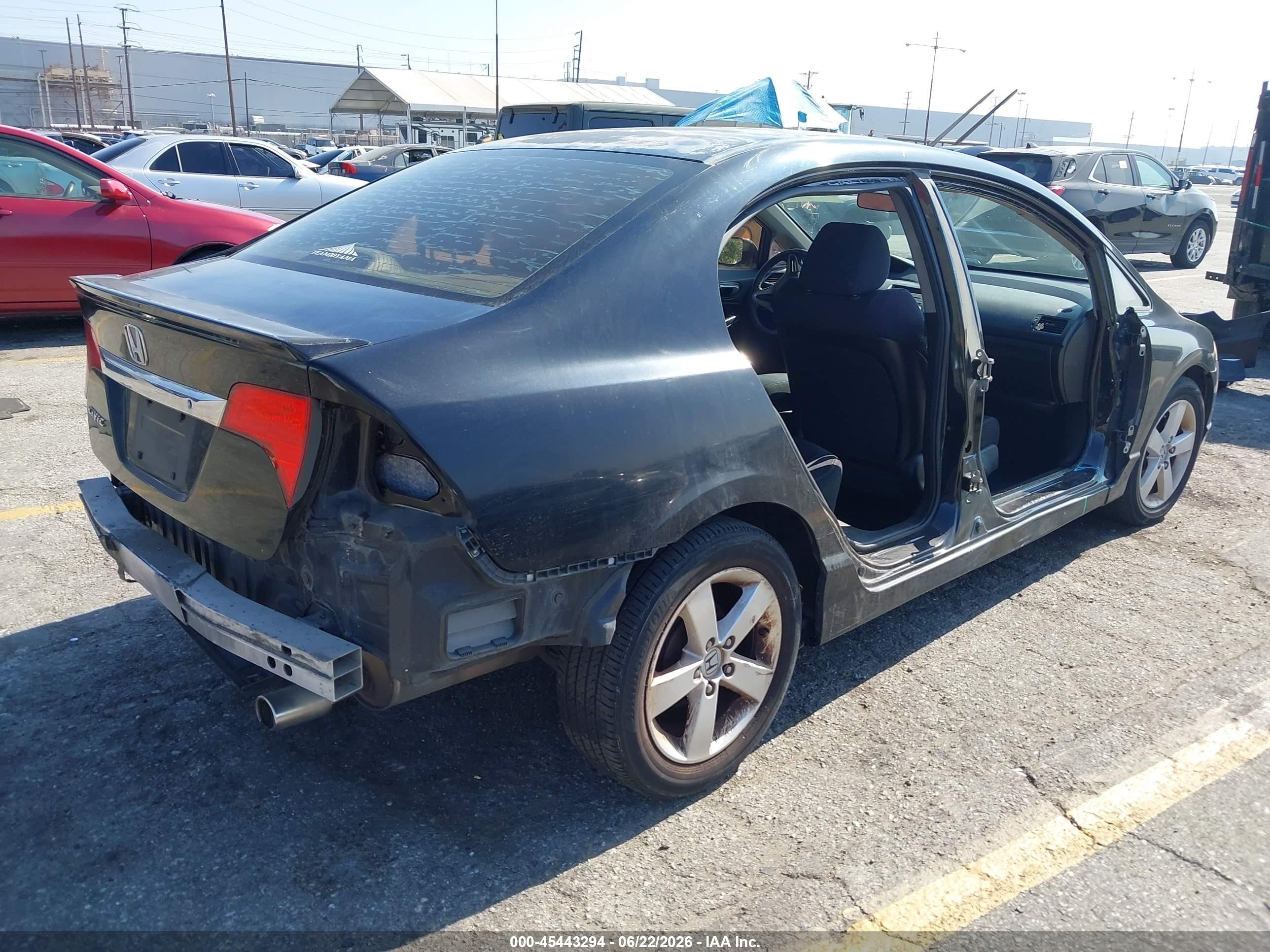 2010 Honda Civic Lx-s Black vin: 19XFA1F61AE066056