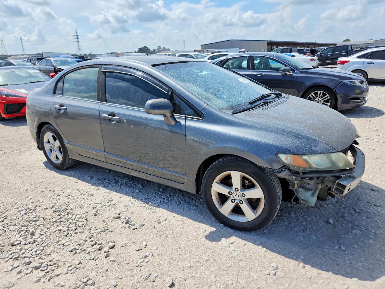 2010 Honda Civic Lx-s Gray vin: 19XFA1F61AE070494