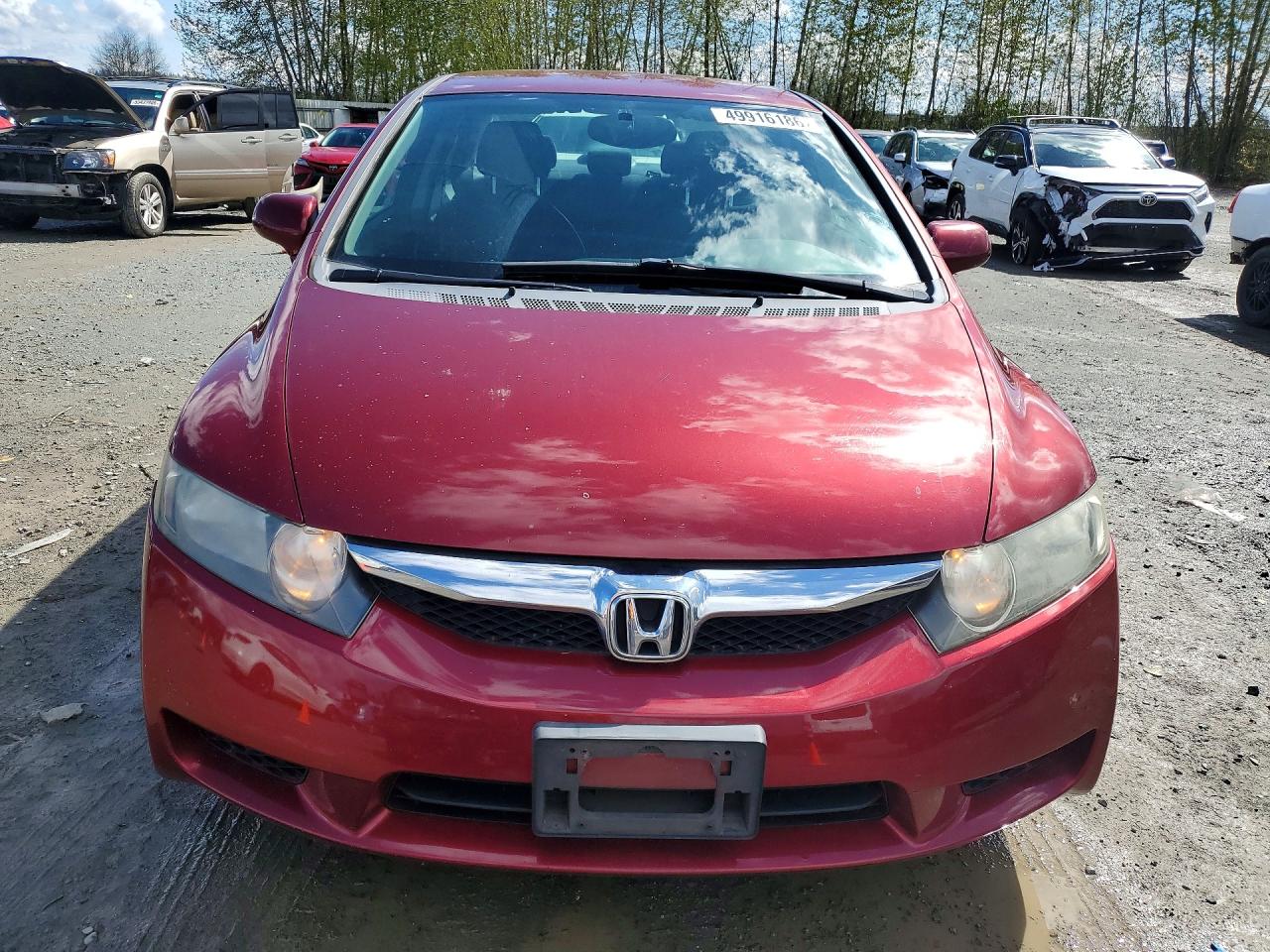2010 Honda Civic Lx-s Red vin: 19XFA1F62AE010823