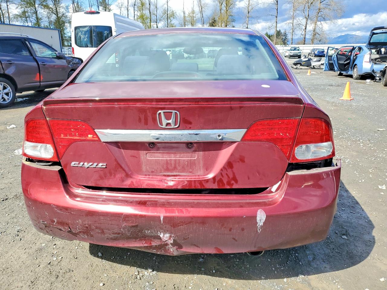 2010 Honda Civic Lx-s Red vin: 19XFA1F62AE010823