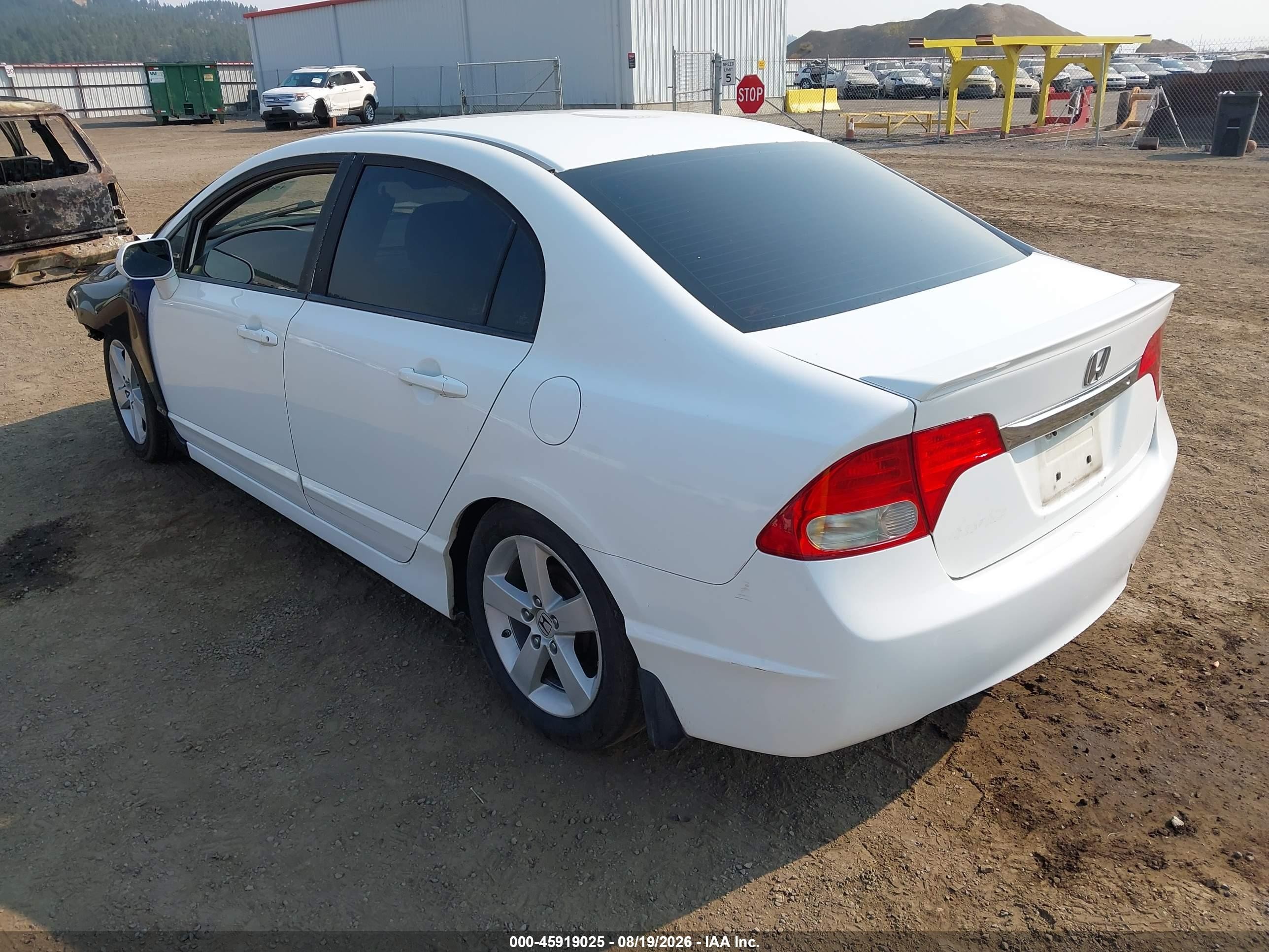 2010 Honda Civic Lx-s White vin: 19XFA1F62AE013320