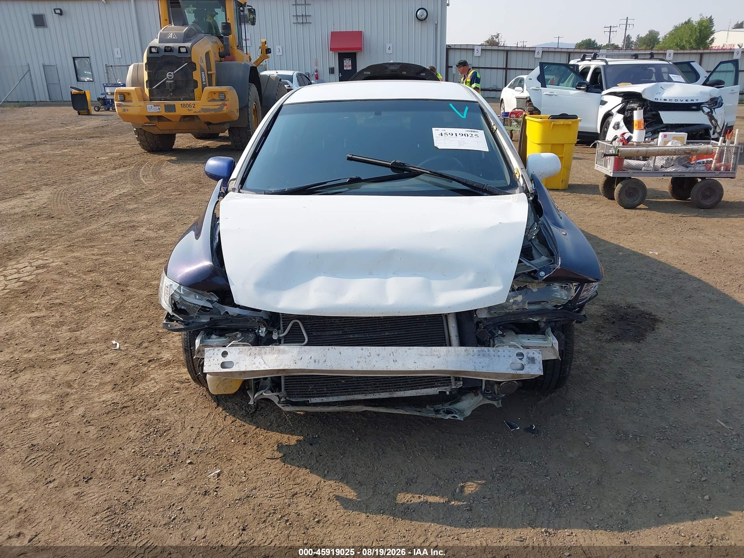 2010 Honda Civic Lx-s White vin: 19XFA1F62AE013320