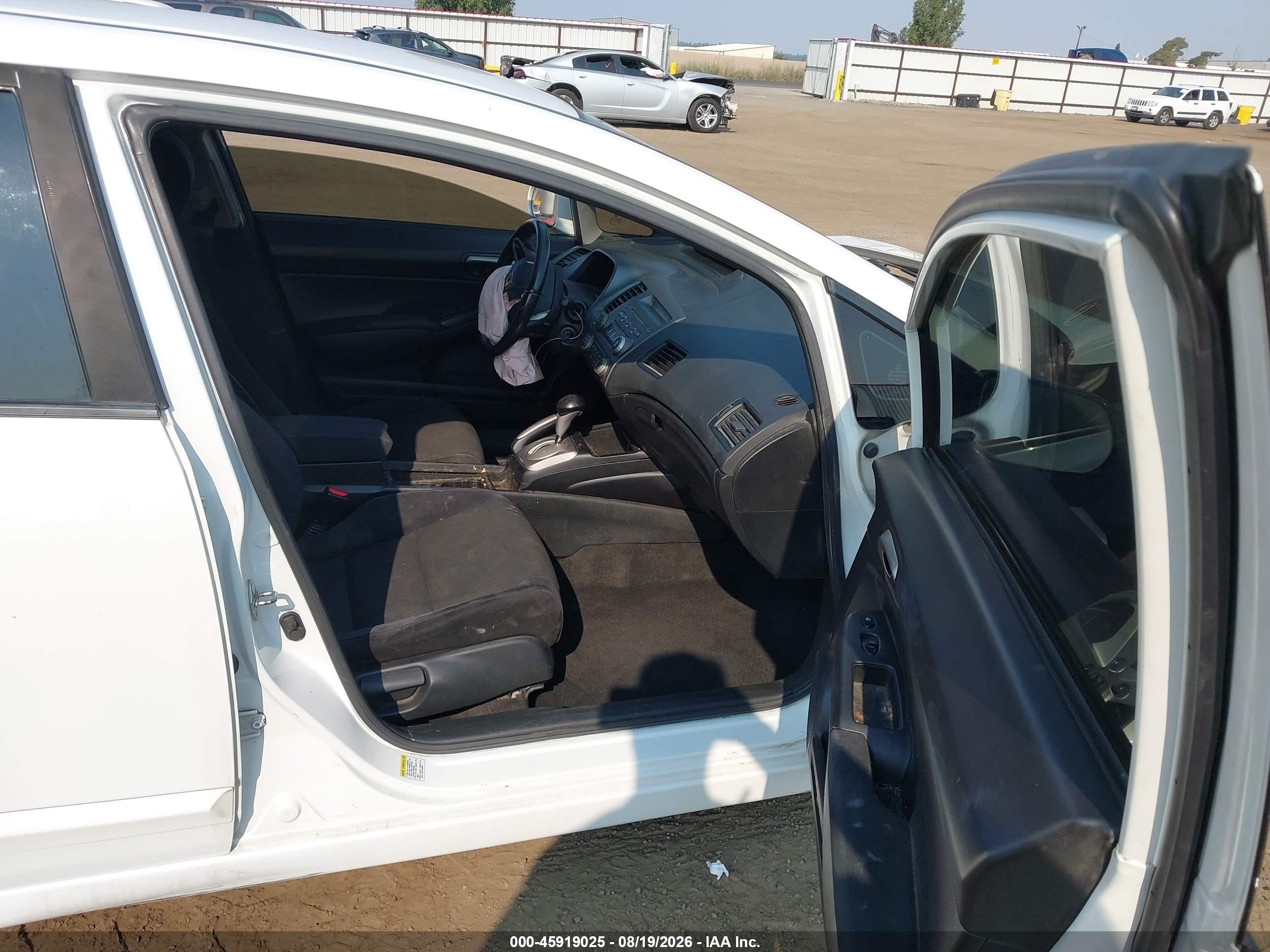 2010 Honda Civic Lx-s White vin: 19XFA1F62AE013320
