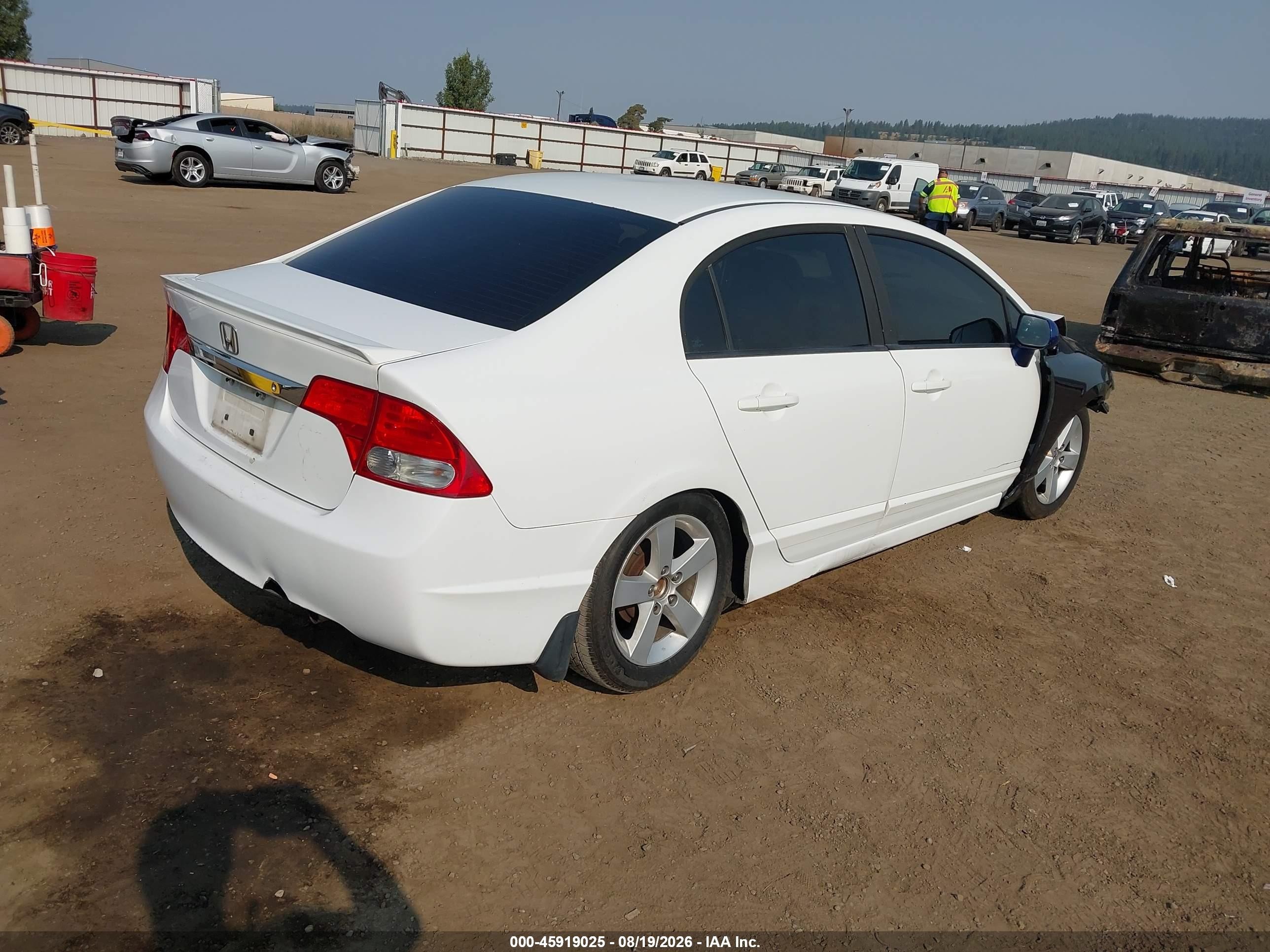 2010 Honda Civic Lx-s White vin: 19XFA1F62AE013320