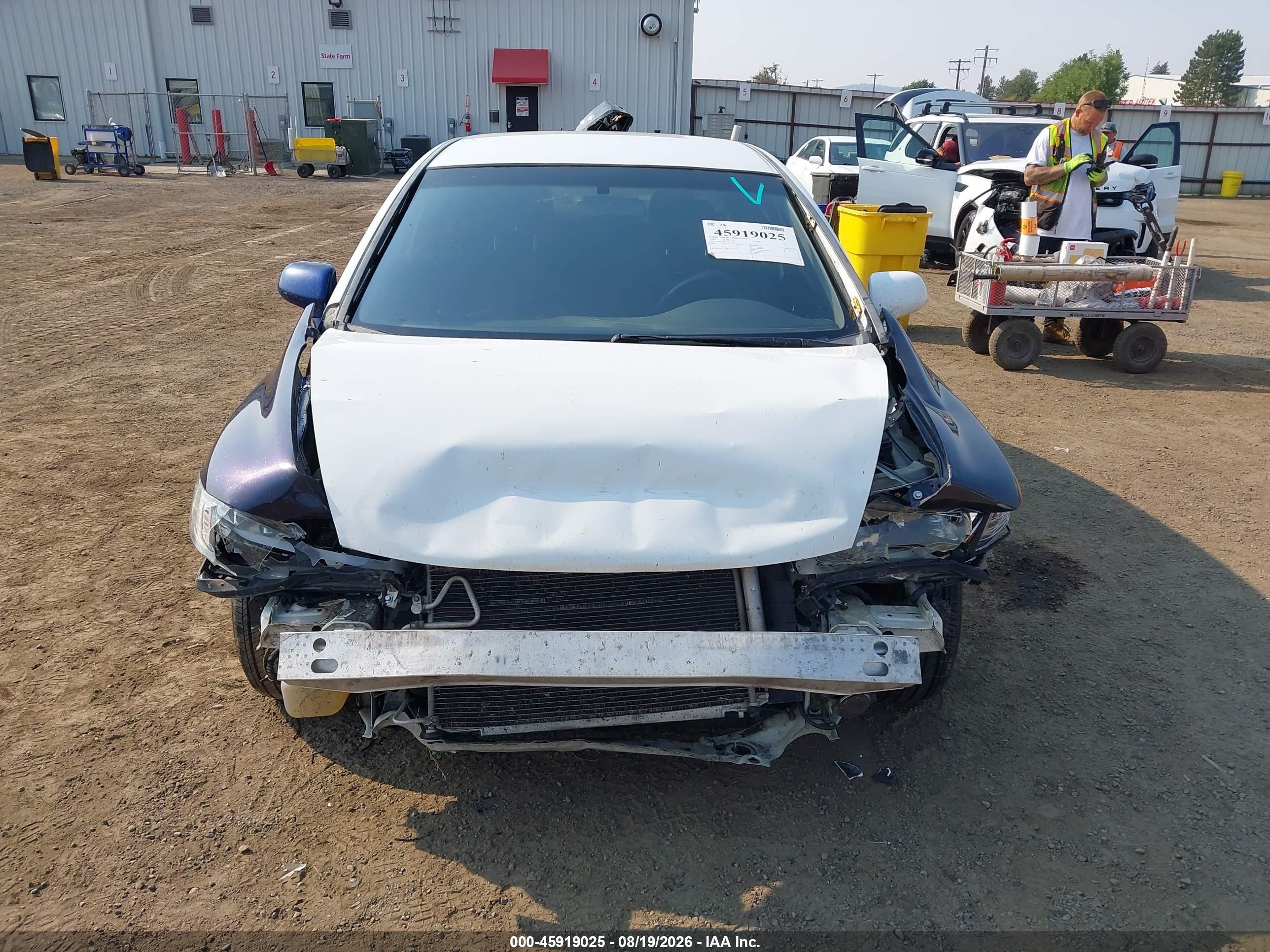 2010 Honda Civic Lx-s White vin: 19XFA1F62AE013320