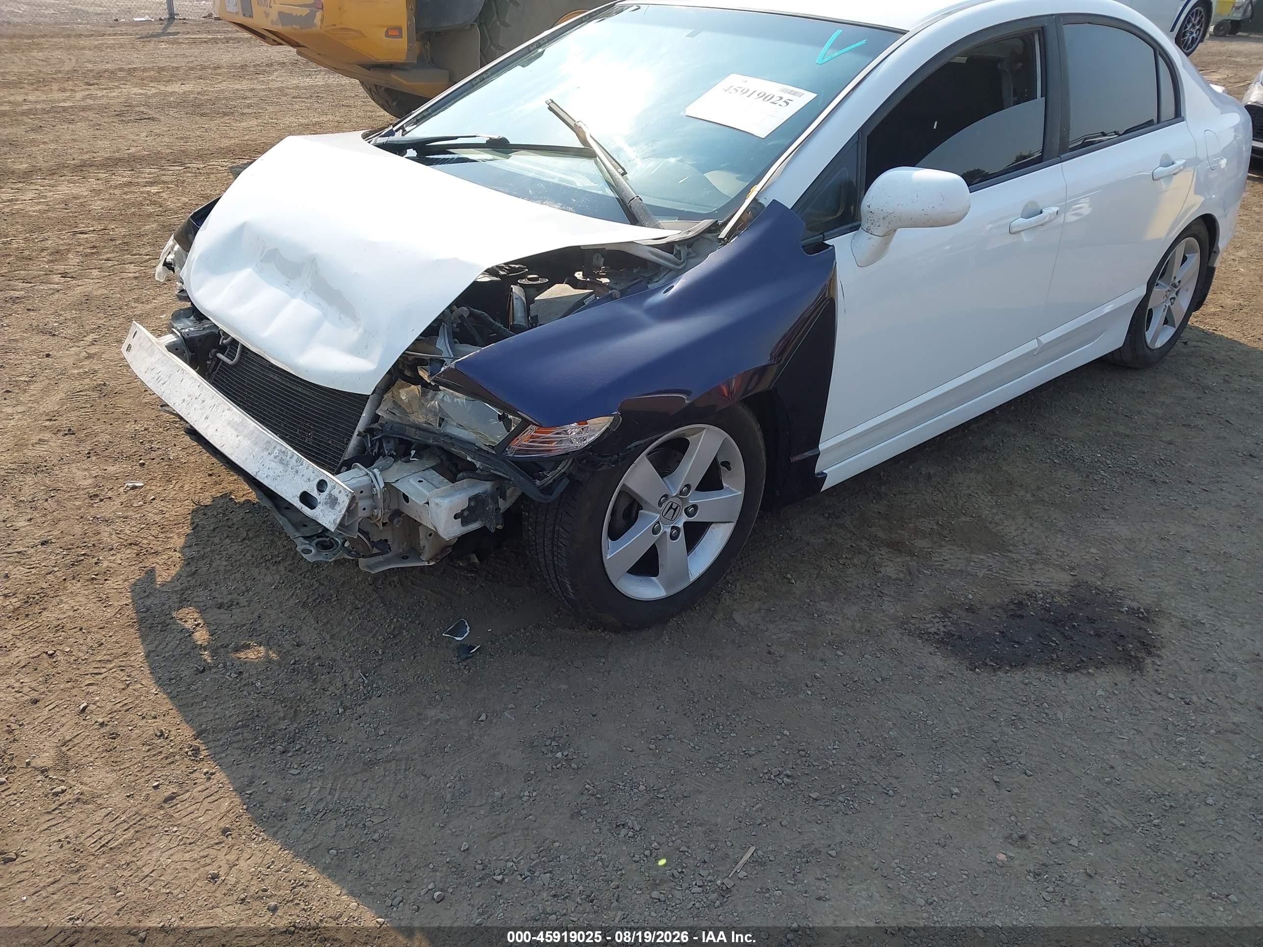 2010 Honda Civic Lx-s White vin: 19XFA1F62AE013320