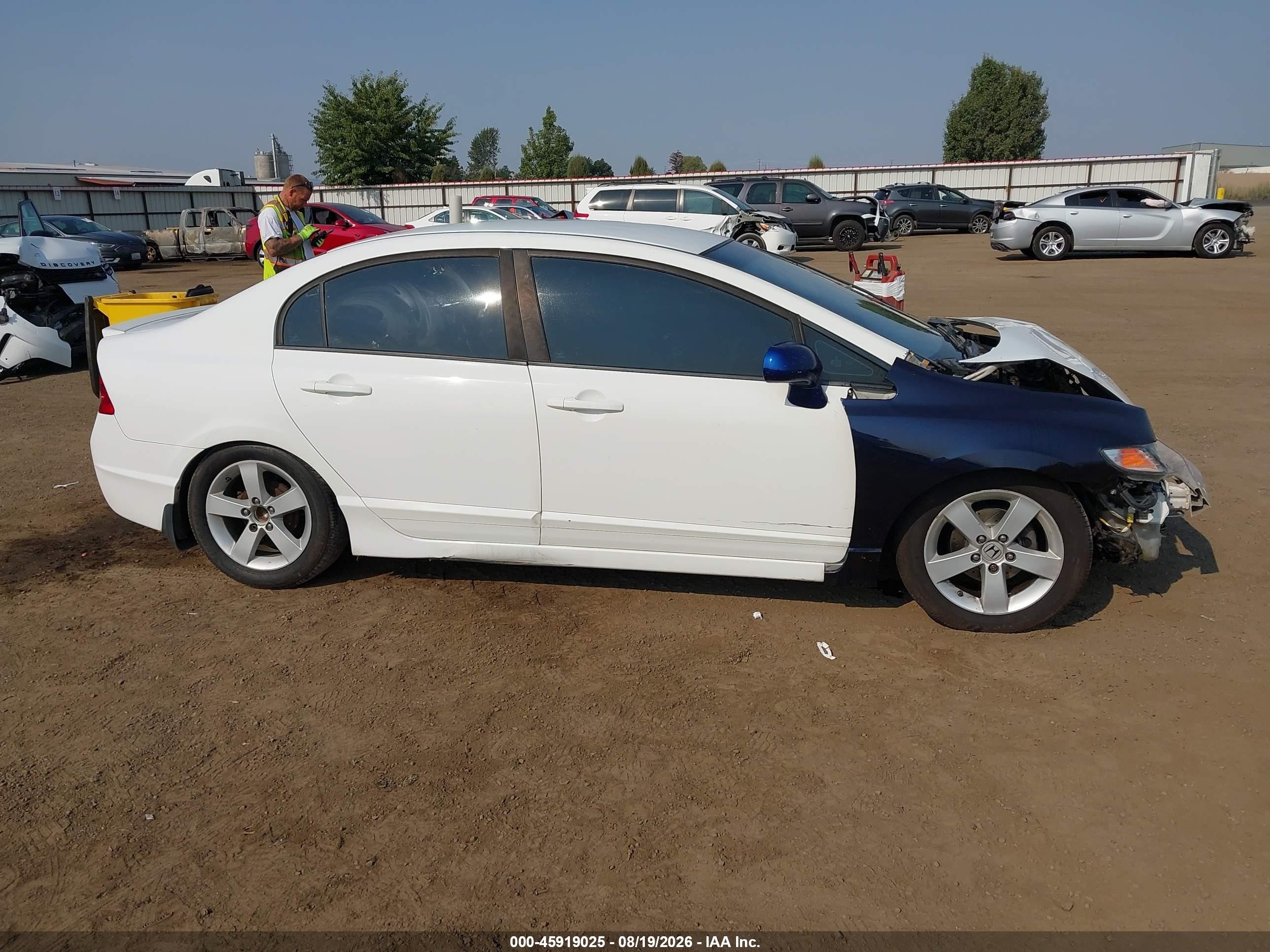 2010 Honda Civic Lx-s White vin: 19XFA1F62AE013320