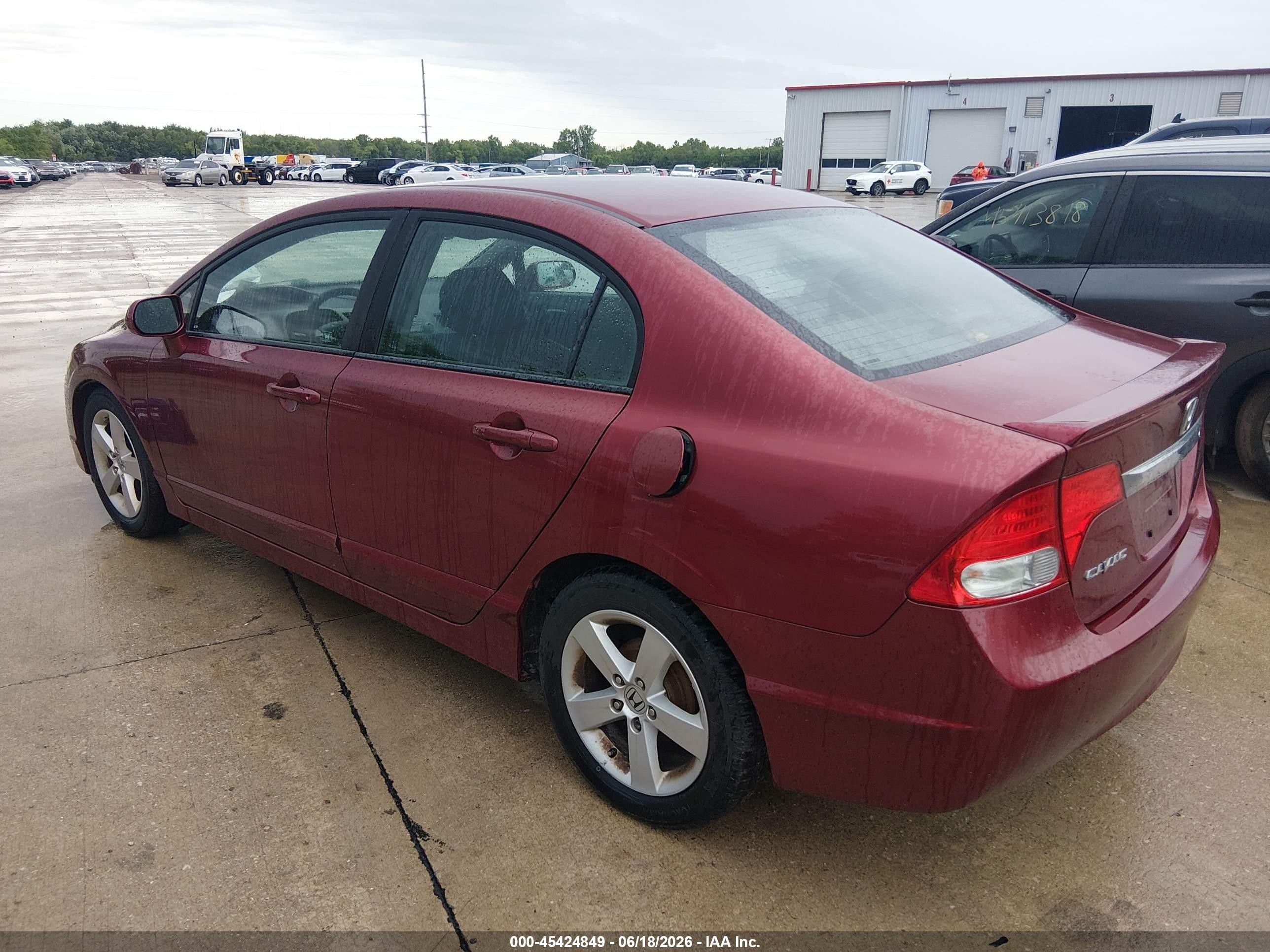 2010 Honda Civic Lx-s Red vin: 19XFA1F62AE017500