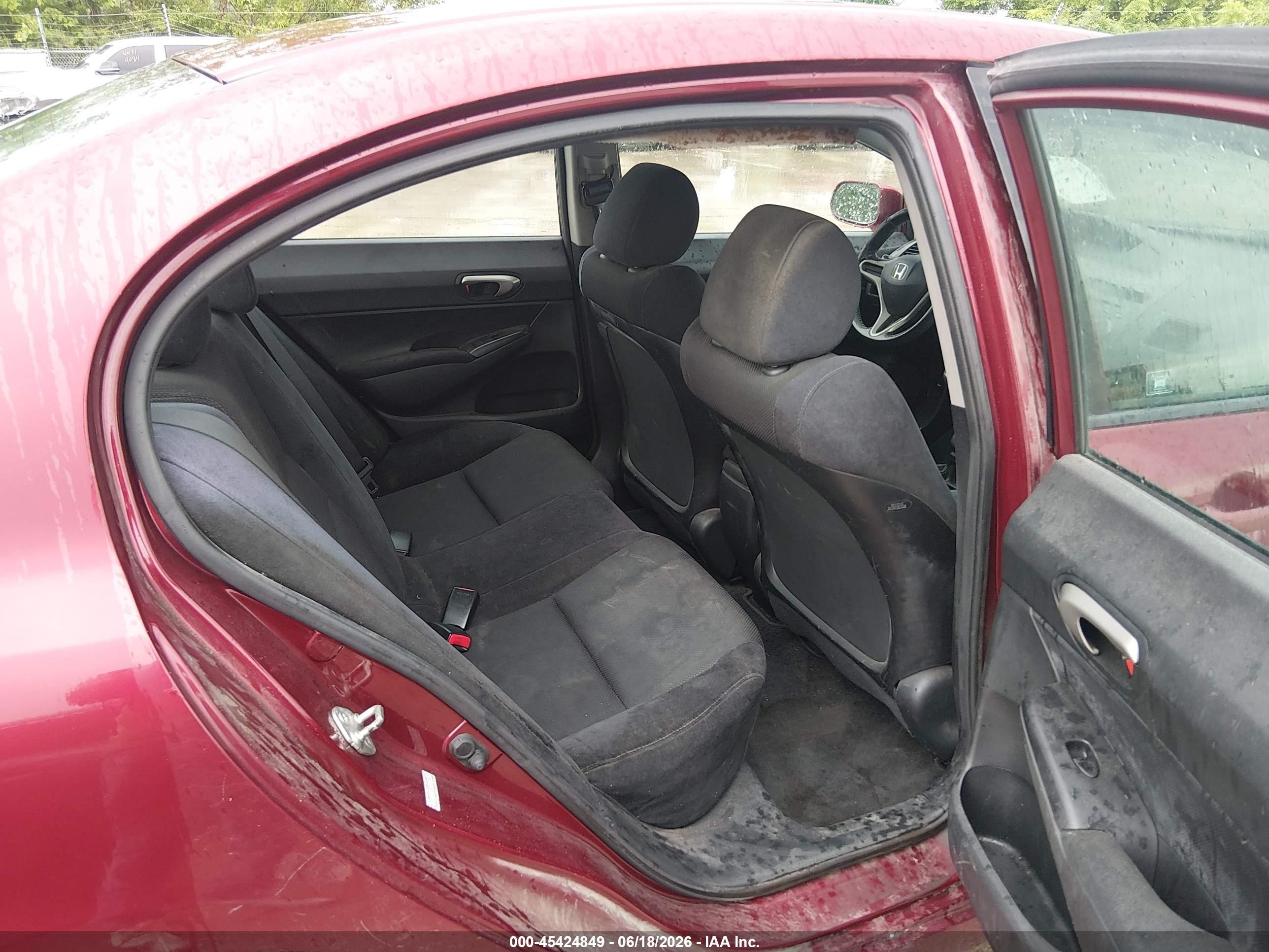 2010 Honda Civic Lx-s Red vin: 19XFA1F62AE017500