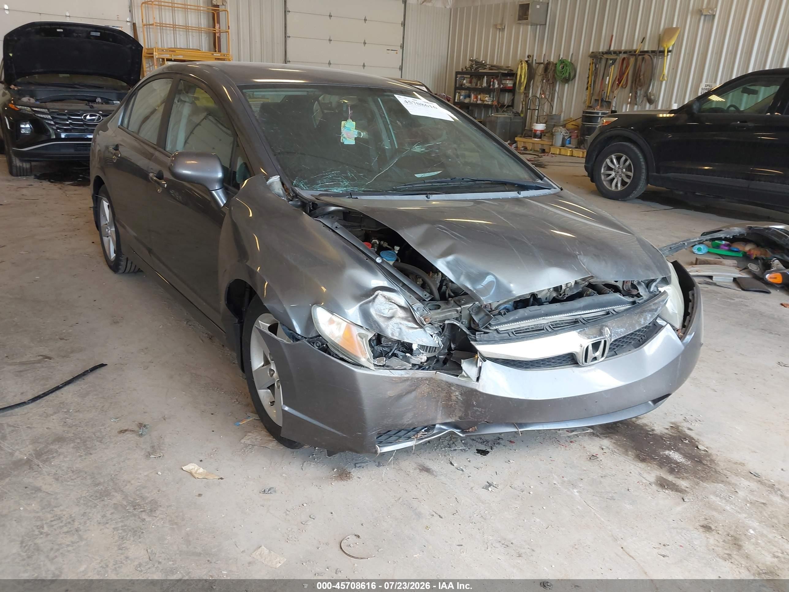 2010 Honda Civic Lx-s Серый vin: 19XFA1F62AE019408