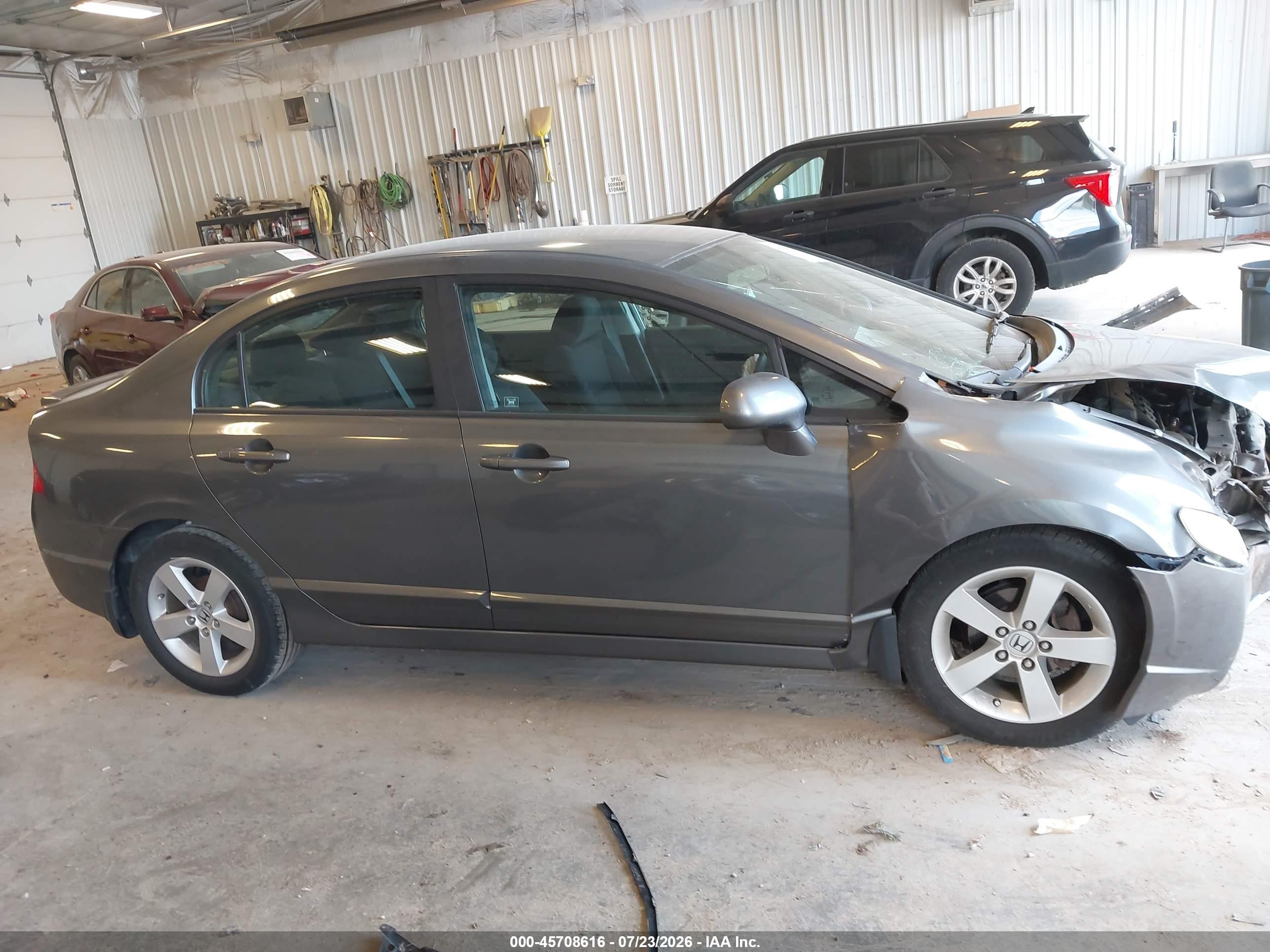 2010 Honda Civic Lx-s Серый vin: 19XFA1F62AE019408