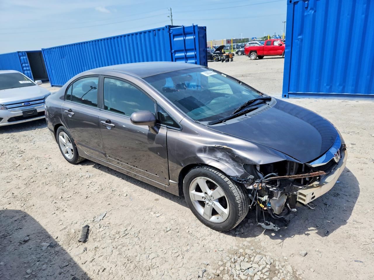 2010 Honda Civic Lx-s Gray vin: 19XFA1F63AE002195