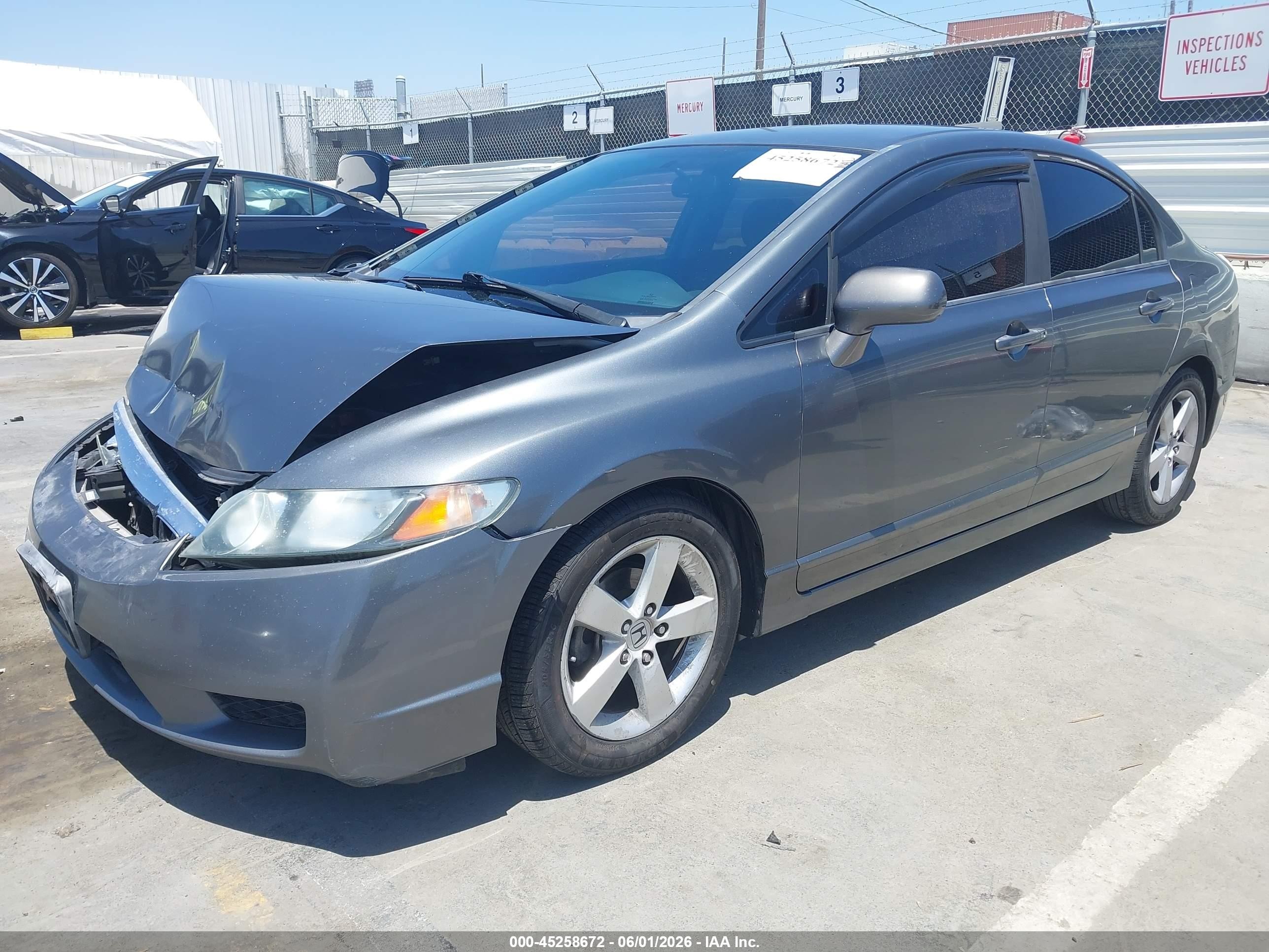 2010 Honda Civic Lx-s Gray vin: 19XFA1F63AE083327