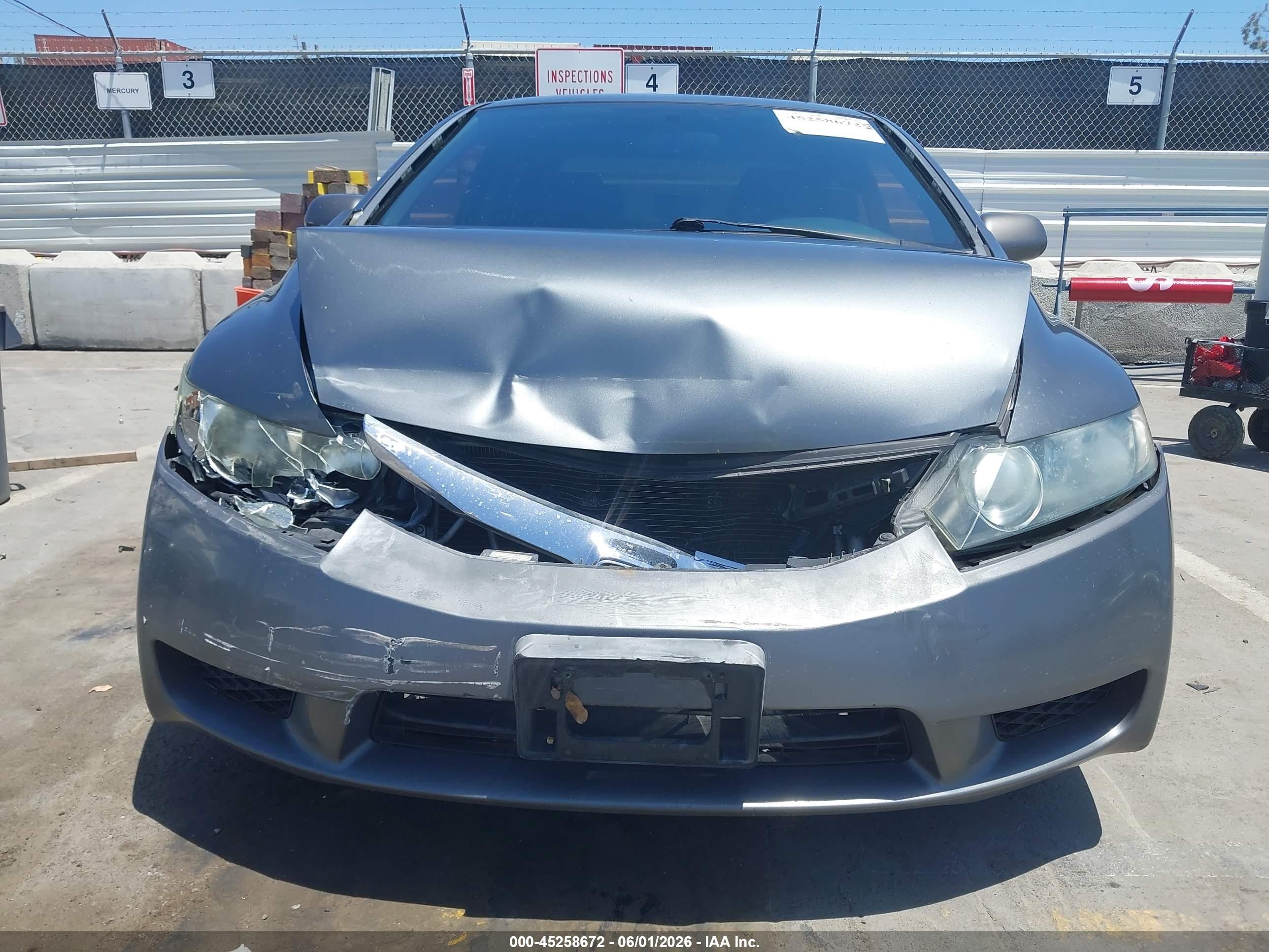 2010 Honda Civic Lx-s Gray vin: 19XFA1F63AE083327