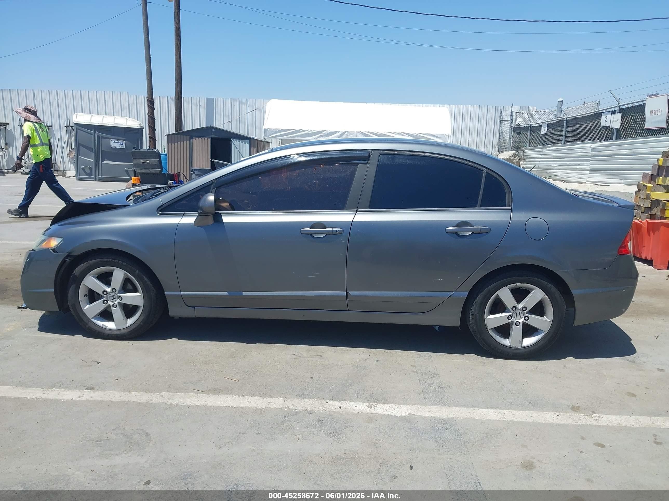 2010 Honda Civic Lx-s Gray vin: 19XFA1F63AE083327