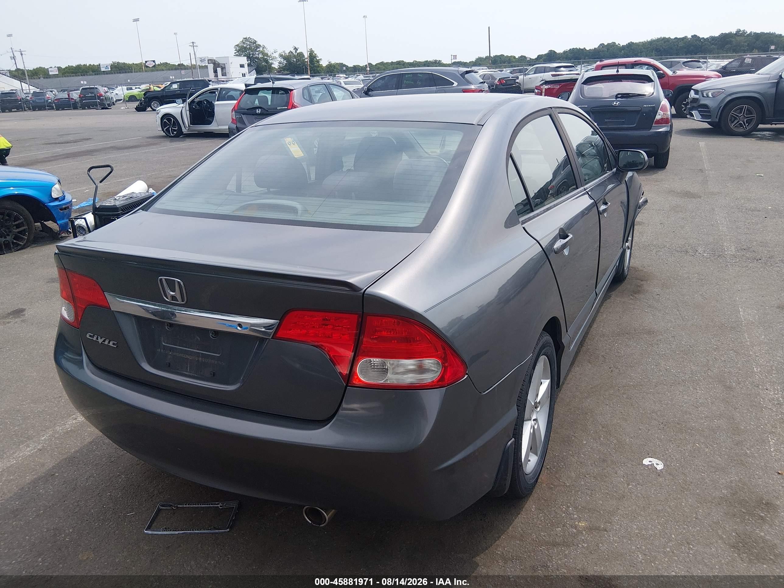 2011 Honda Civic Lx-s Gray vin: 19XFA1F63BE012484
