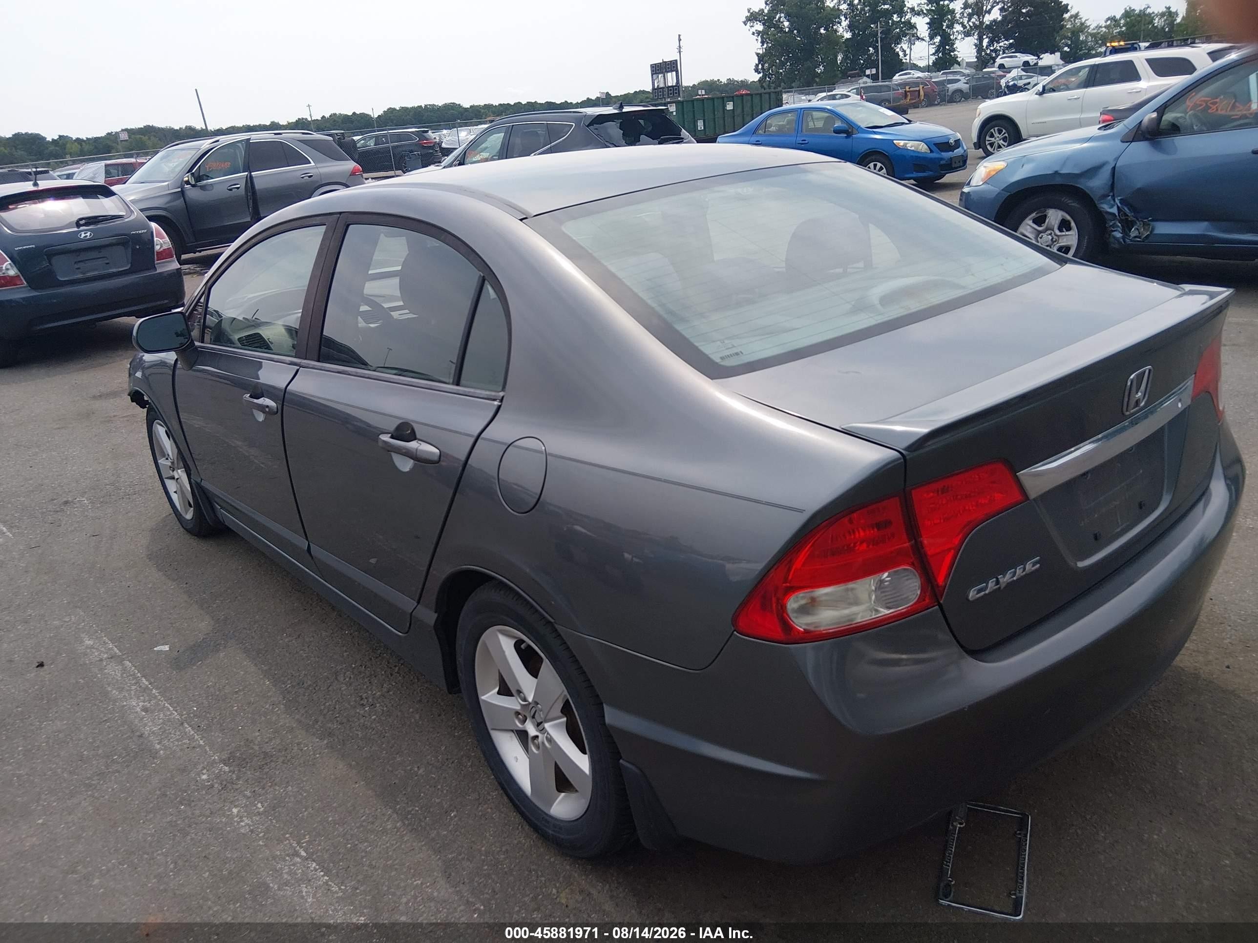 2011 Honda Civic Lx-s Gray vin: 19XFA1F63BE012484