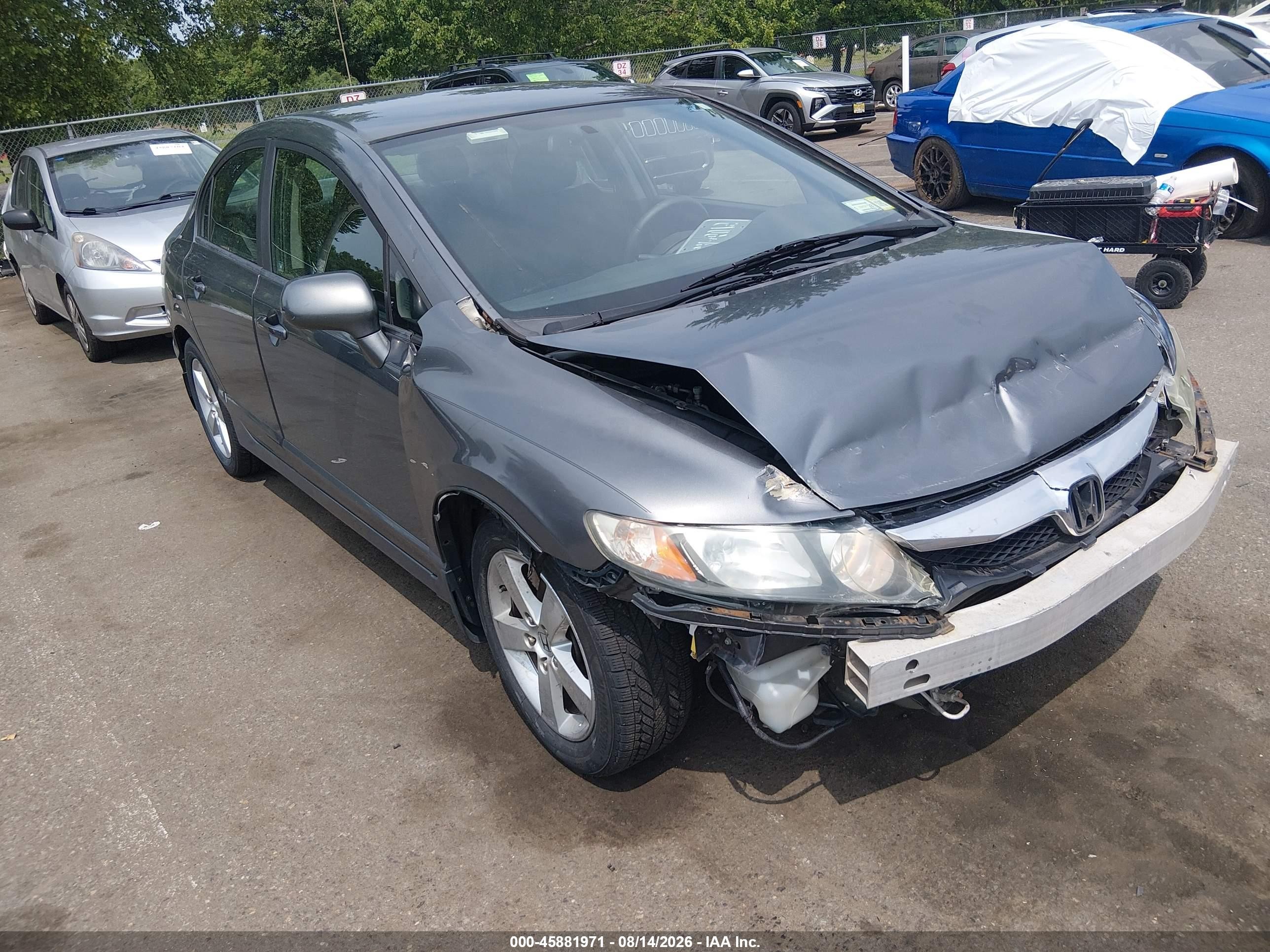 2011 Honda Civic Lx-s Gray vin: 19XFA1F63BE012484