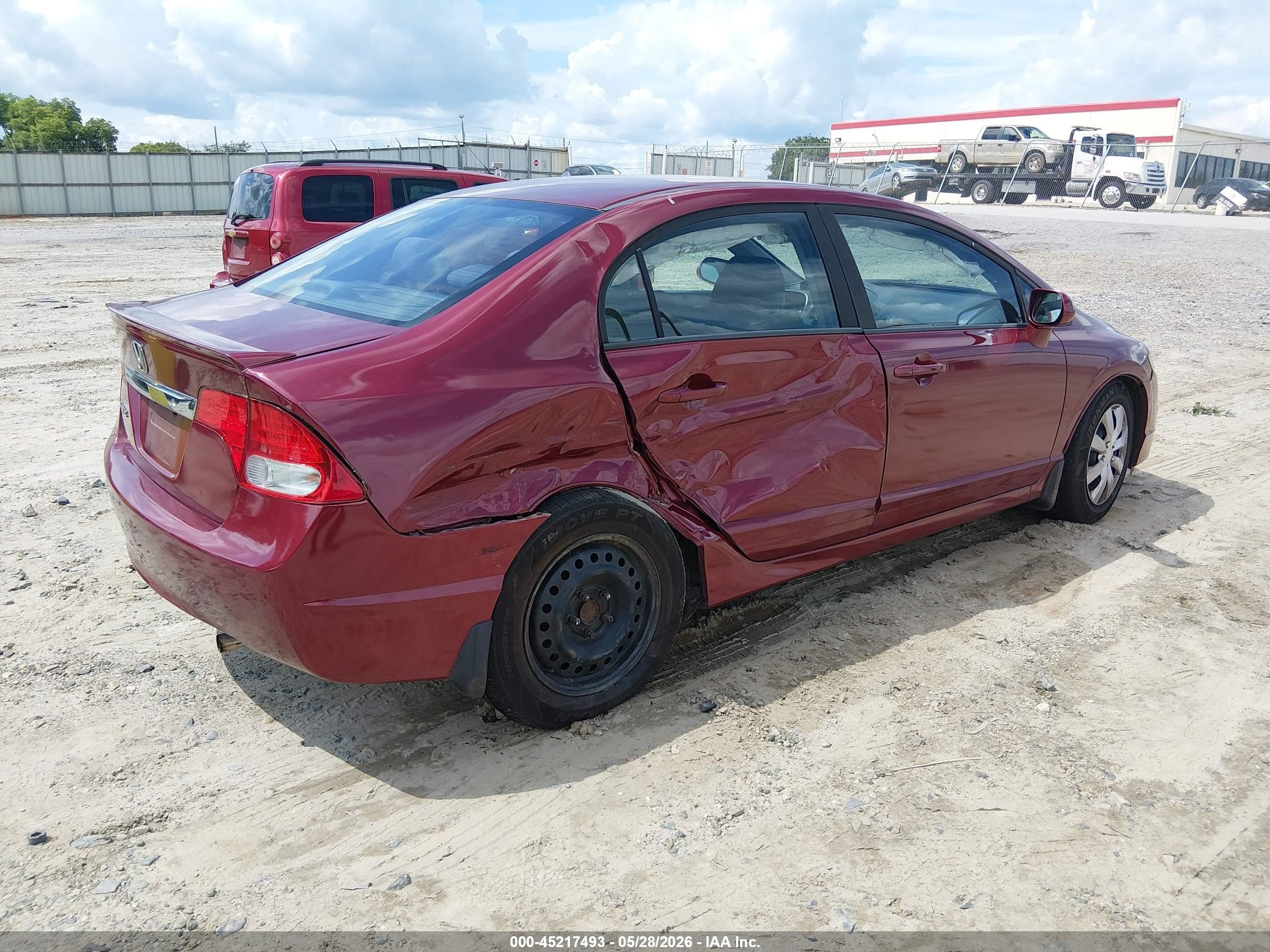 2011 Honda Civic Lx-s Red vin: 19XFA1F63BE024909