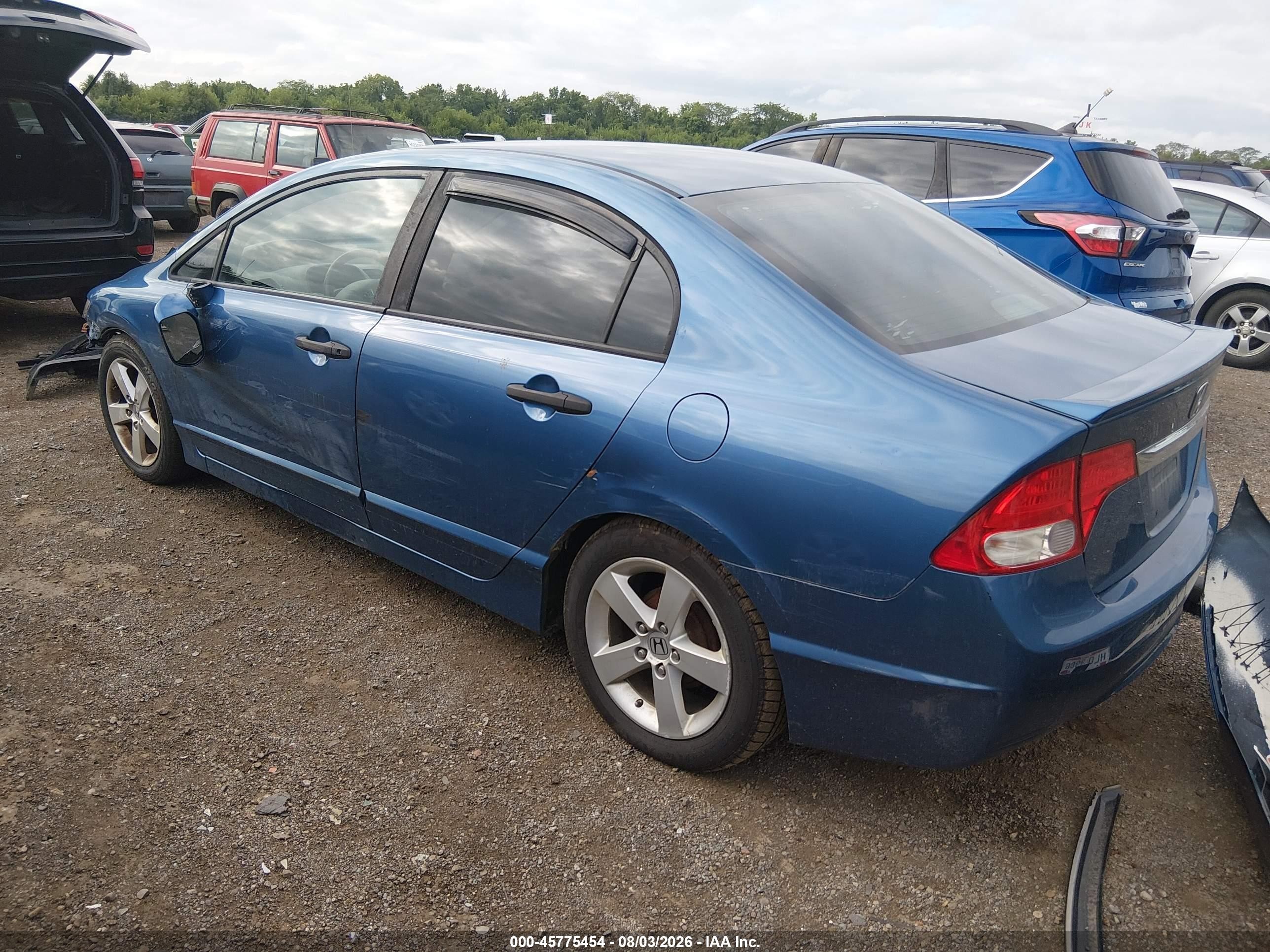 2011 Honda Civic Lx-s Light Blue vin: 19XFA1F63BE030371