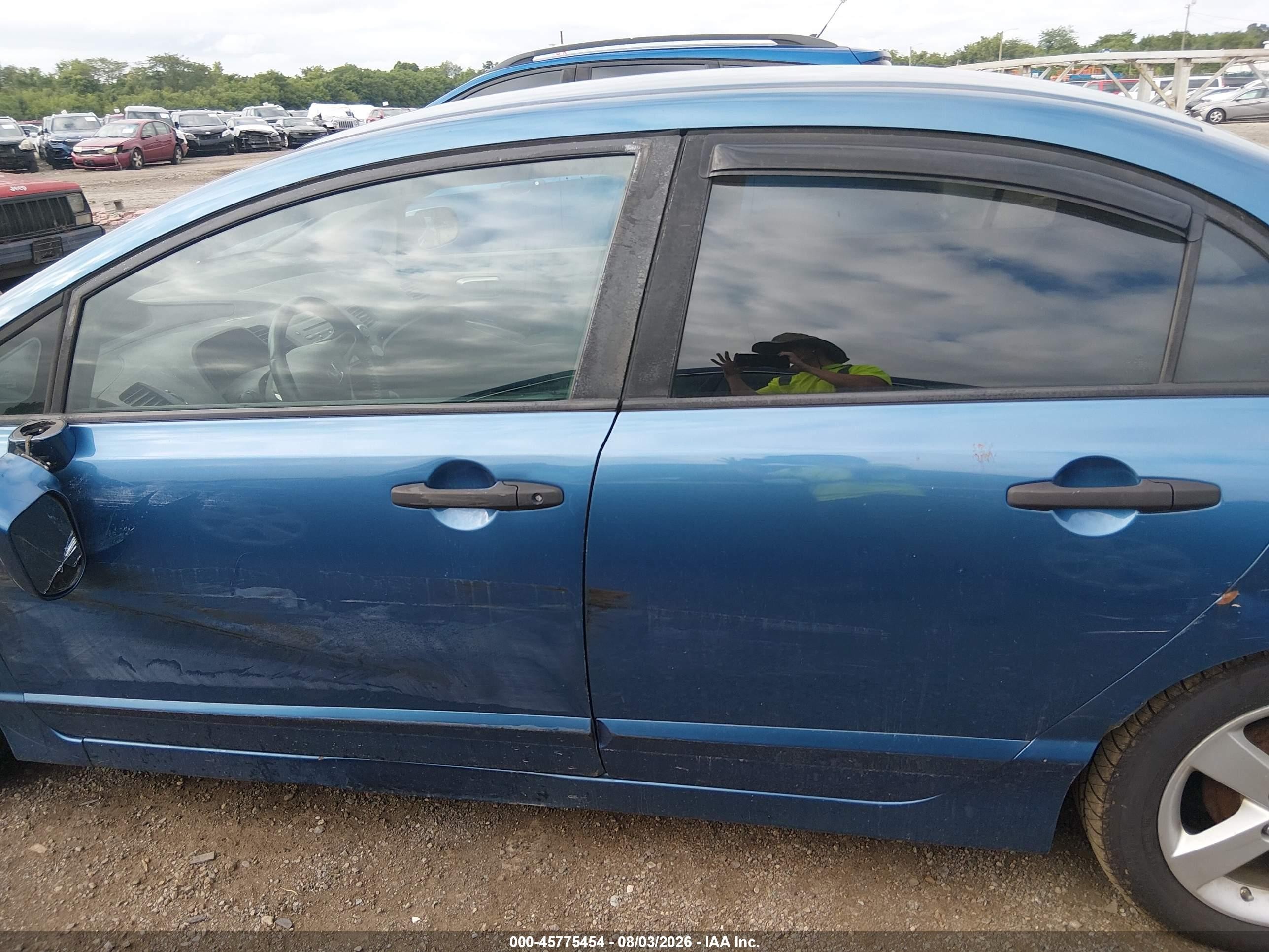 2011 Honda Civic Lx-s Light Blue vin: 19XFA1F63BE030371