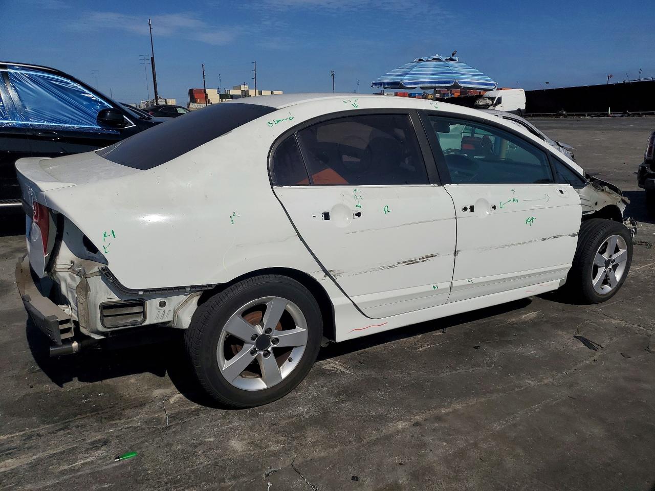 2010 Honda Civic Lx-s White vin: 19XFA1F64AE055102