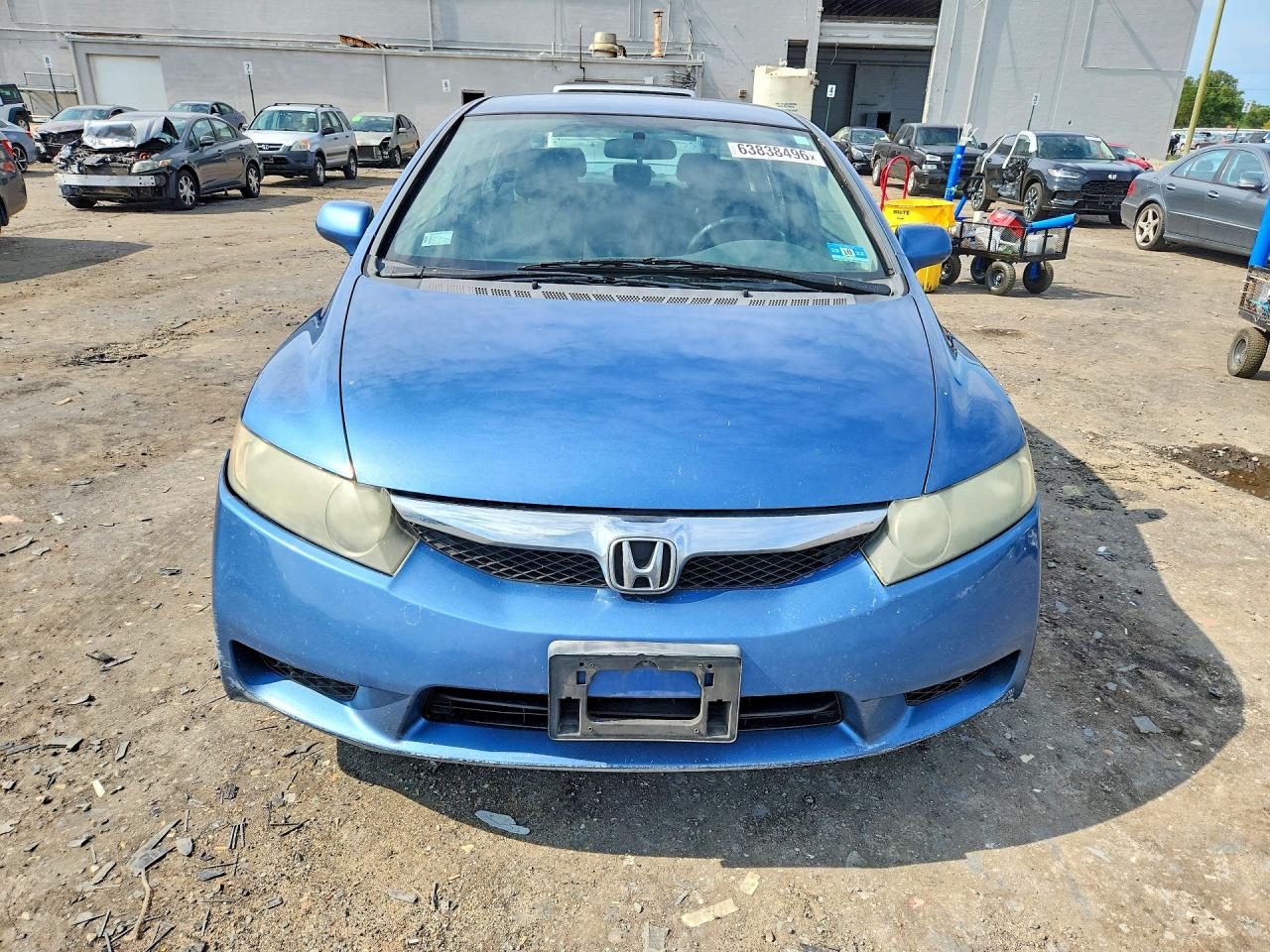 2010 Honda Civic Lx-s Blue vin: 19XFA1F64AE087015