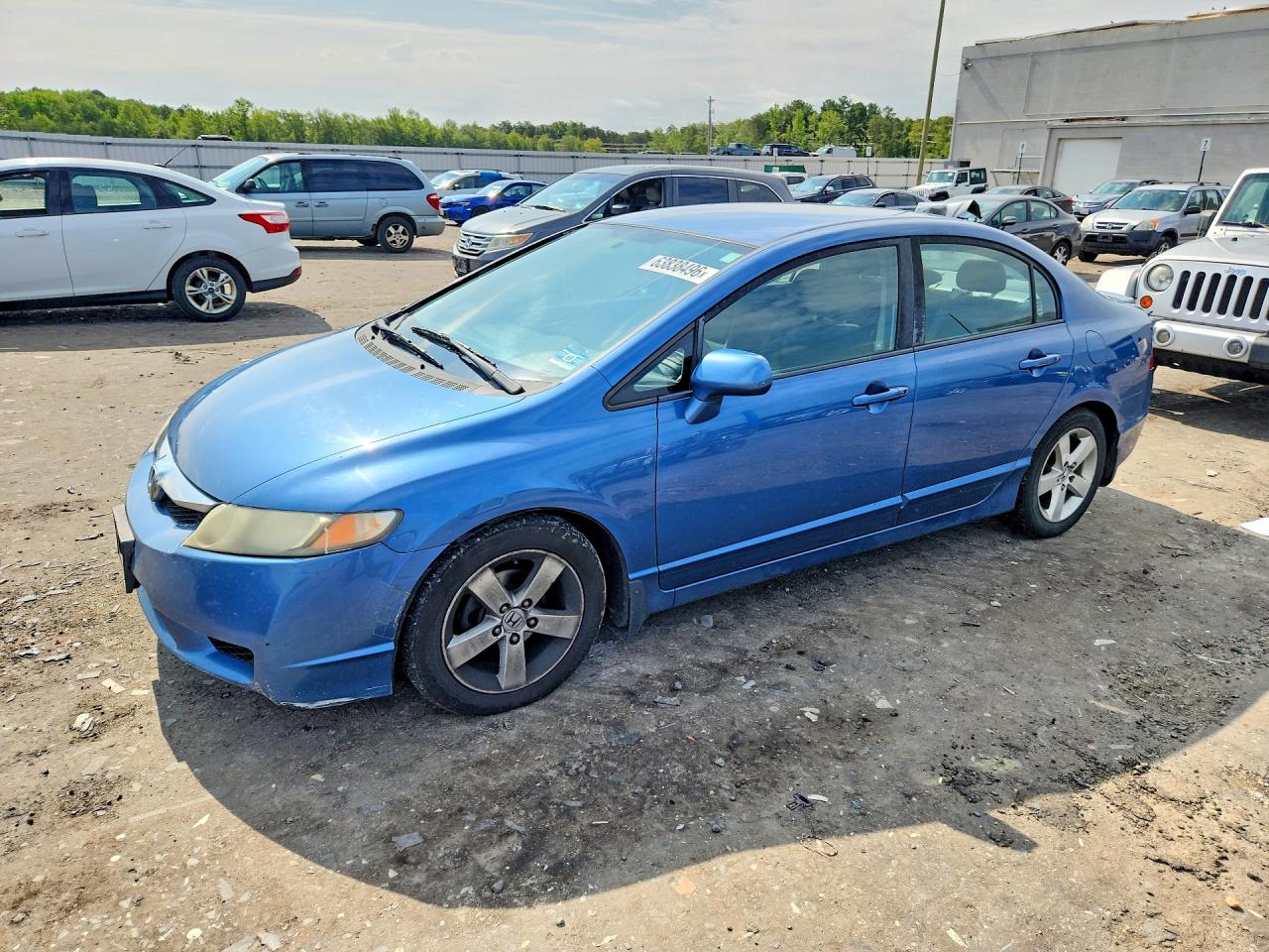 2010 Honda Civic Lx-s Blue vin: 19XFA1F64AE087015