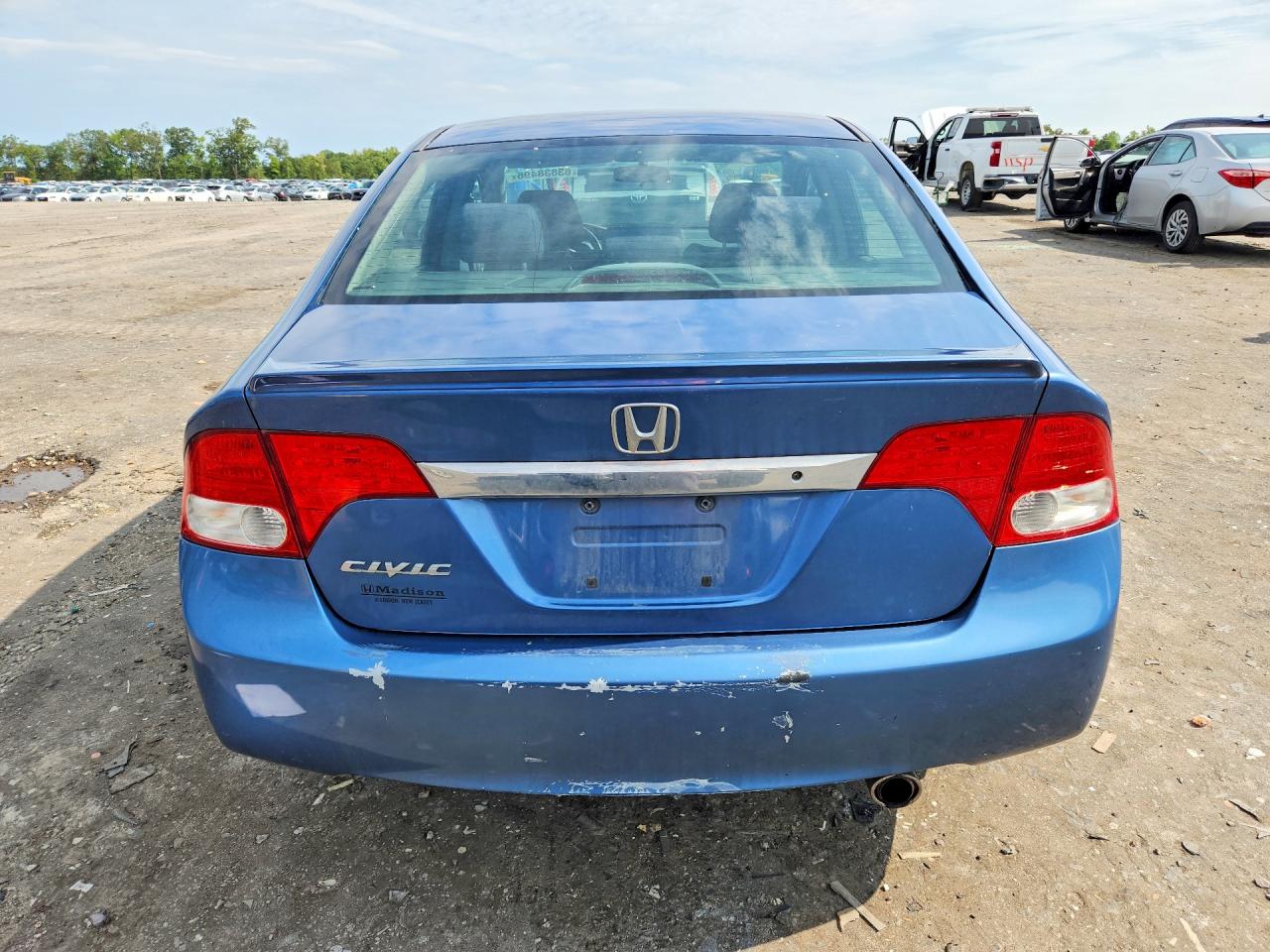2010 Honda Civic Lx-s Blue vin: 19XFA1F64AE087015