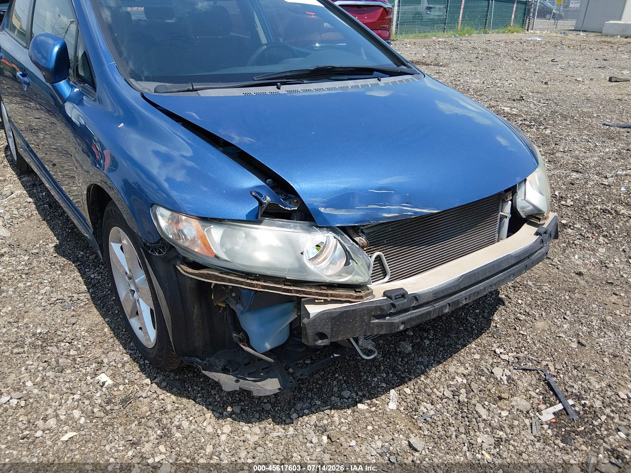 2011 Honda Civic Lx-s Blue vin: 19XFA1F64BE003891