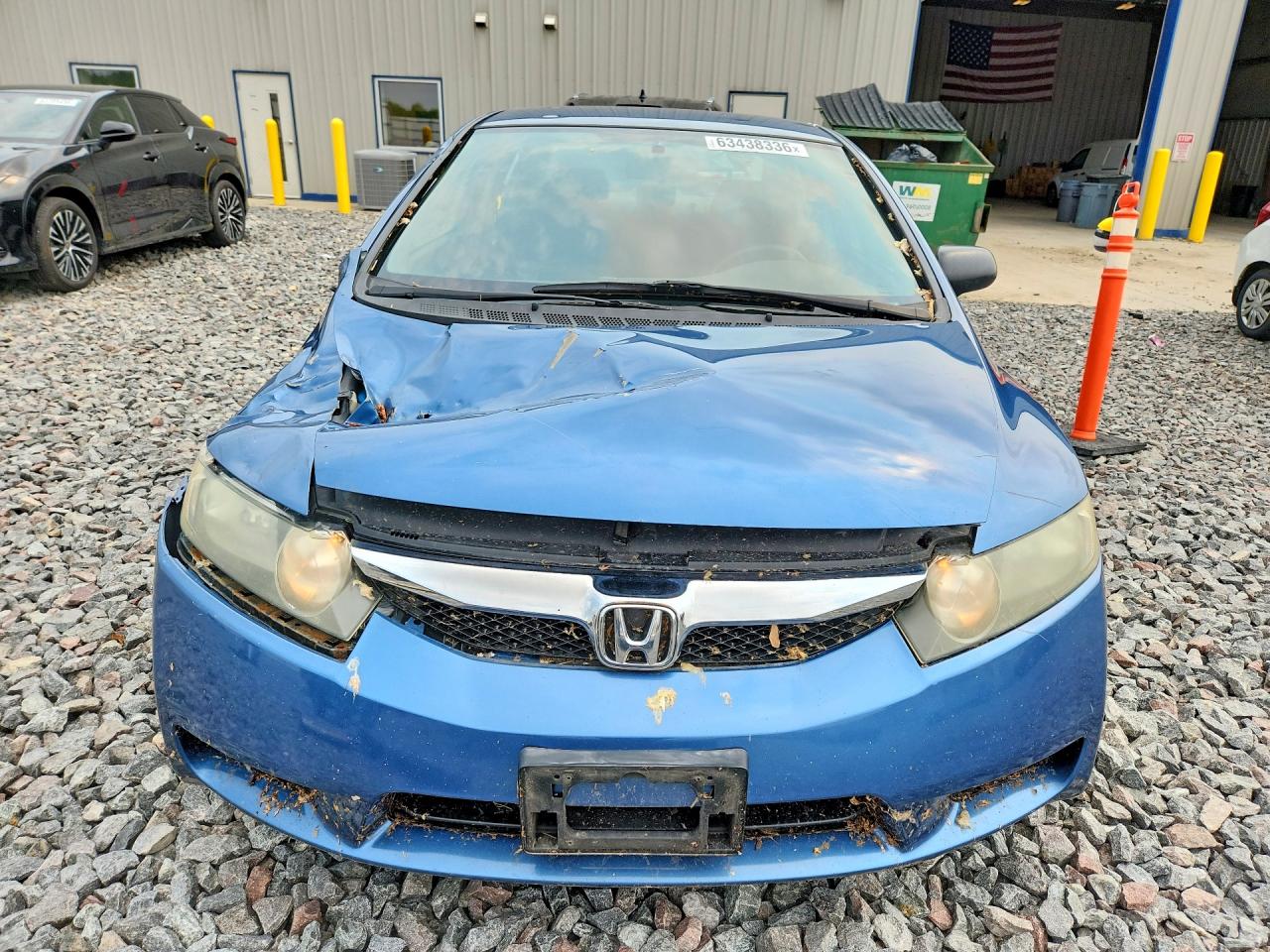 2011 Honda Civic Lx-s Синий vin: 19XFA1F64BE022215