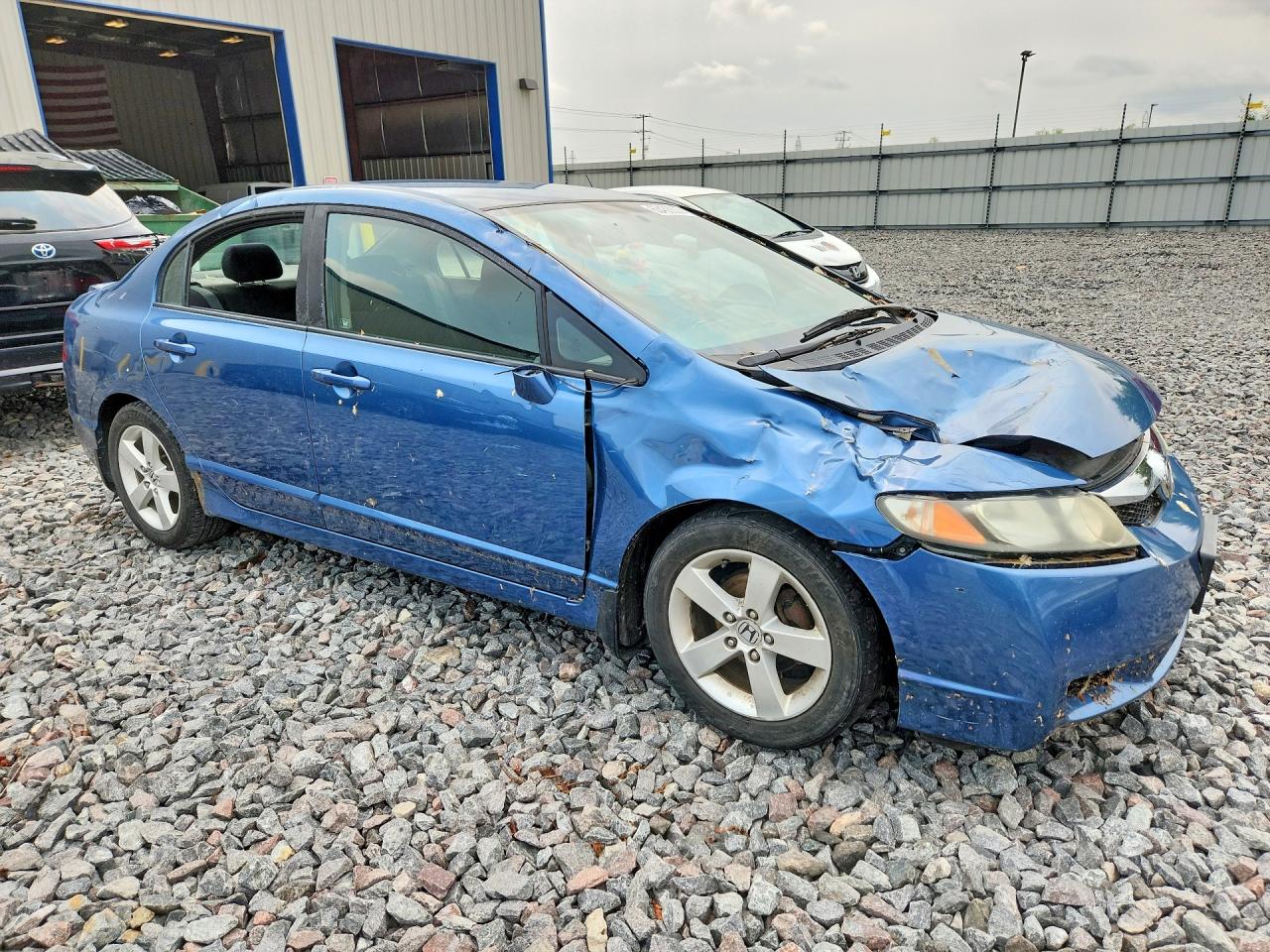 2011 Honda Civic Lx-s Синий vin: 19XFA1F64BE022215