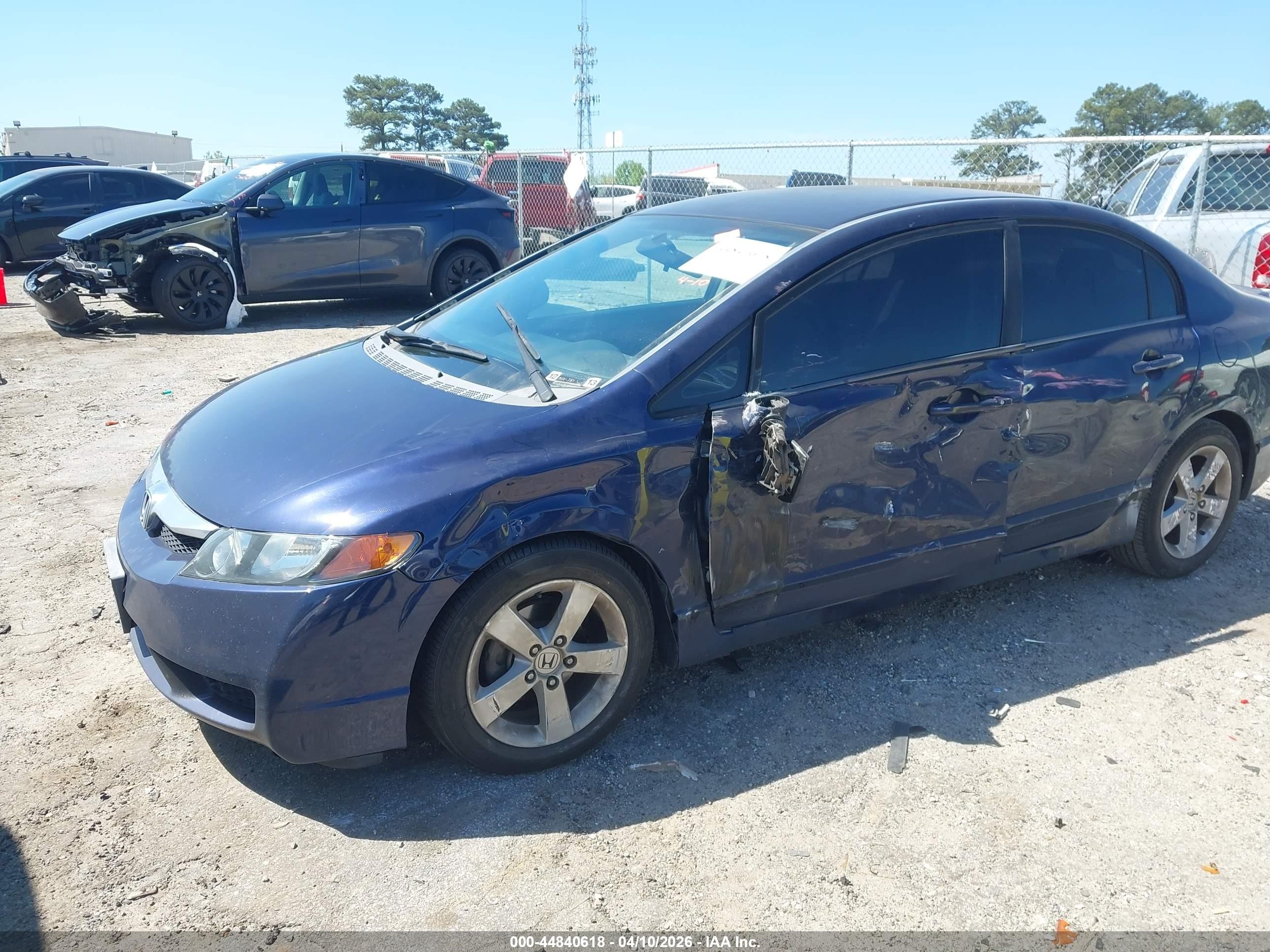 2010 Honda Civic Lx-s Dark Blue vin: 19XFA1F65AE018916