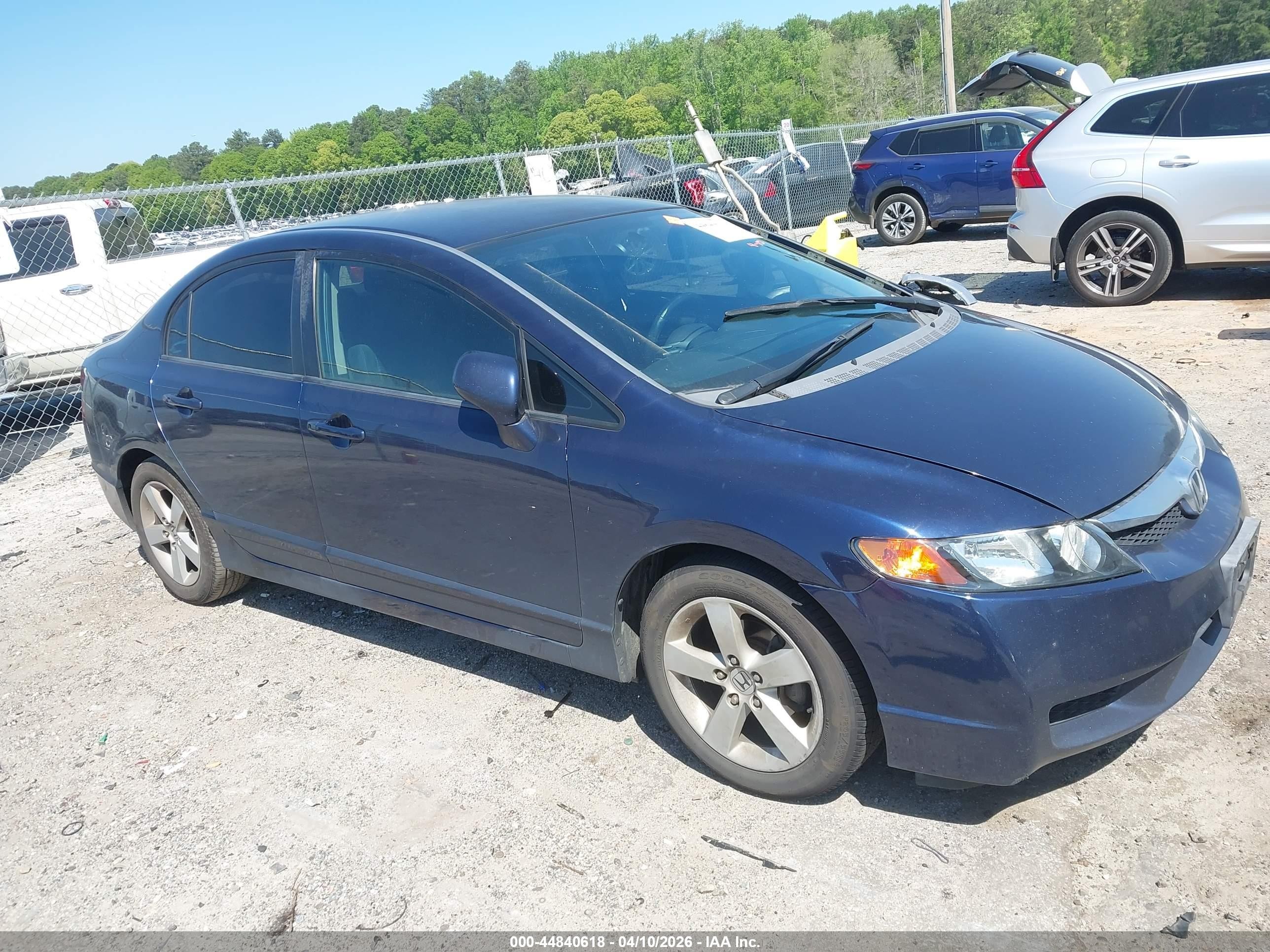 2010 Honda Civic Lx-s Dark Blue vin: 19XFA1F65AE018916