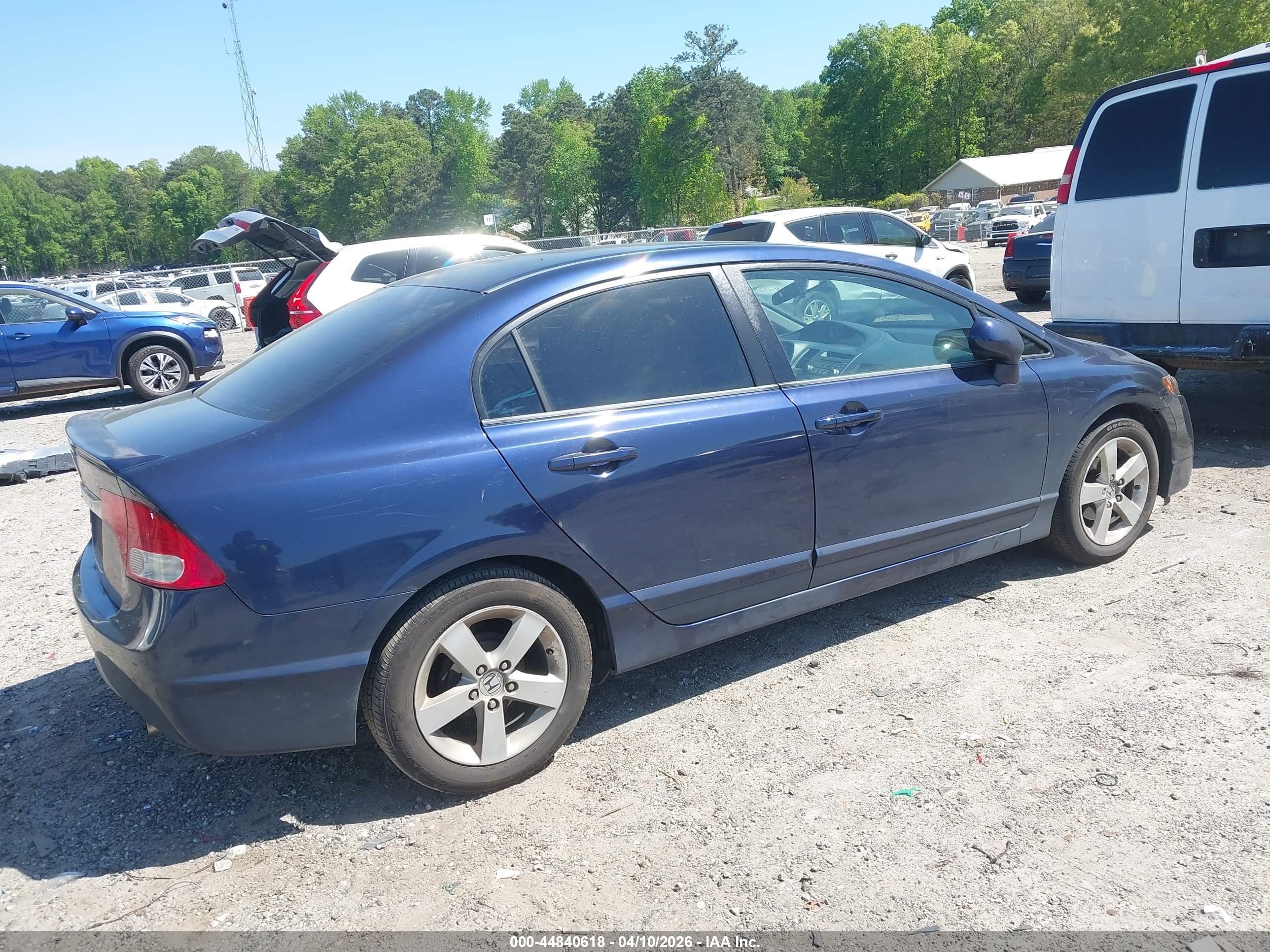 2010 Honda Civic Lx-s Dark Blue vin: 19XFA1F65AE018916