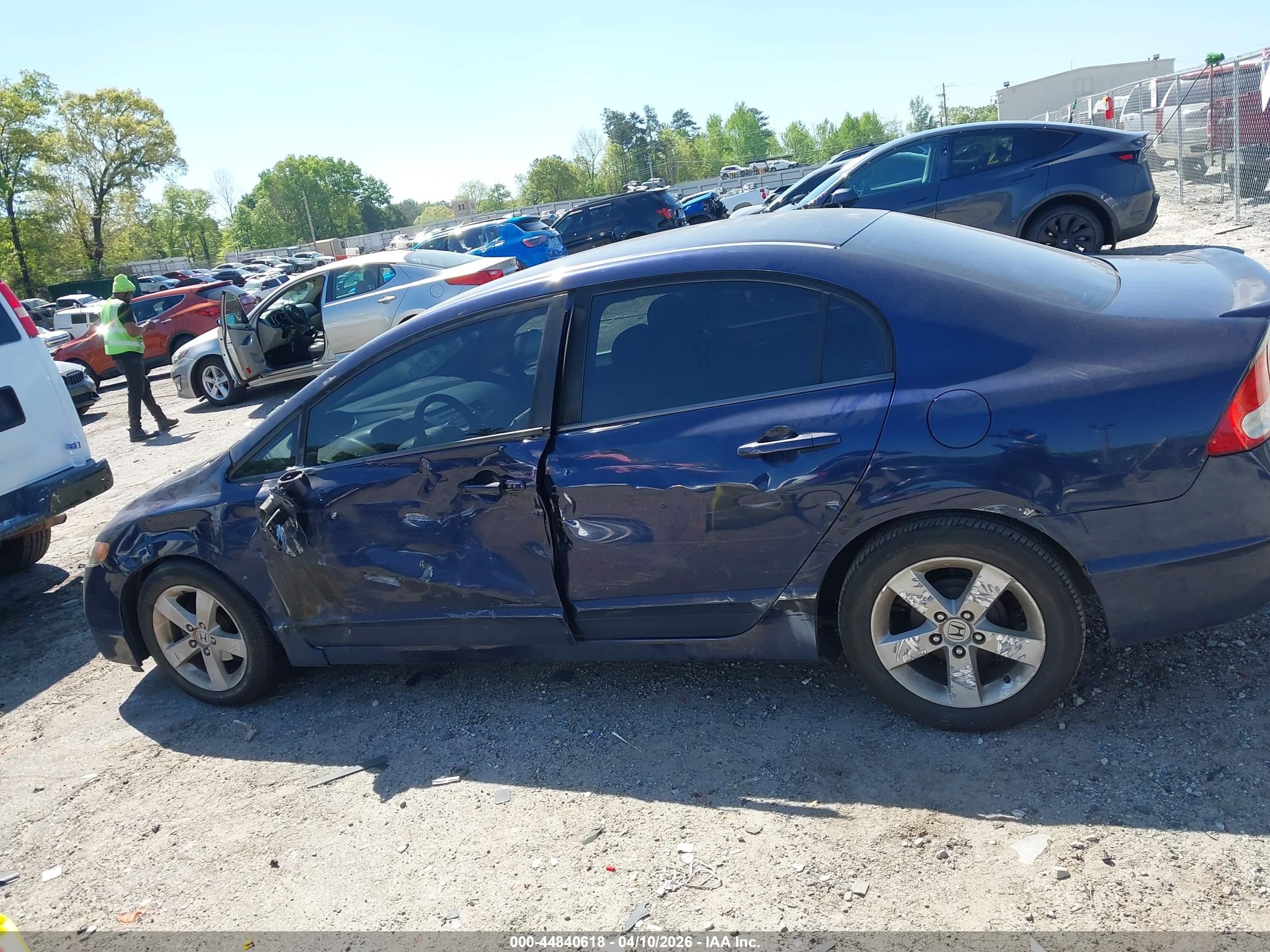 2010 Honda Civic Lx-s Dark Blue vin: 19XFA1F65AE018916