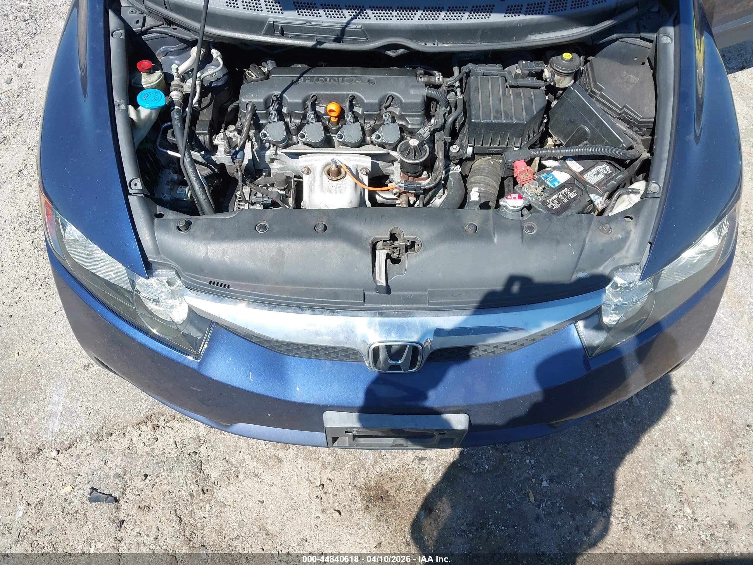 2010 Honda Civic Lx-s Dark Blue vin: 19XFA1F65AE018916