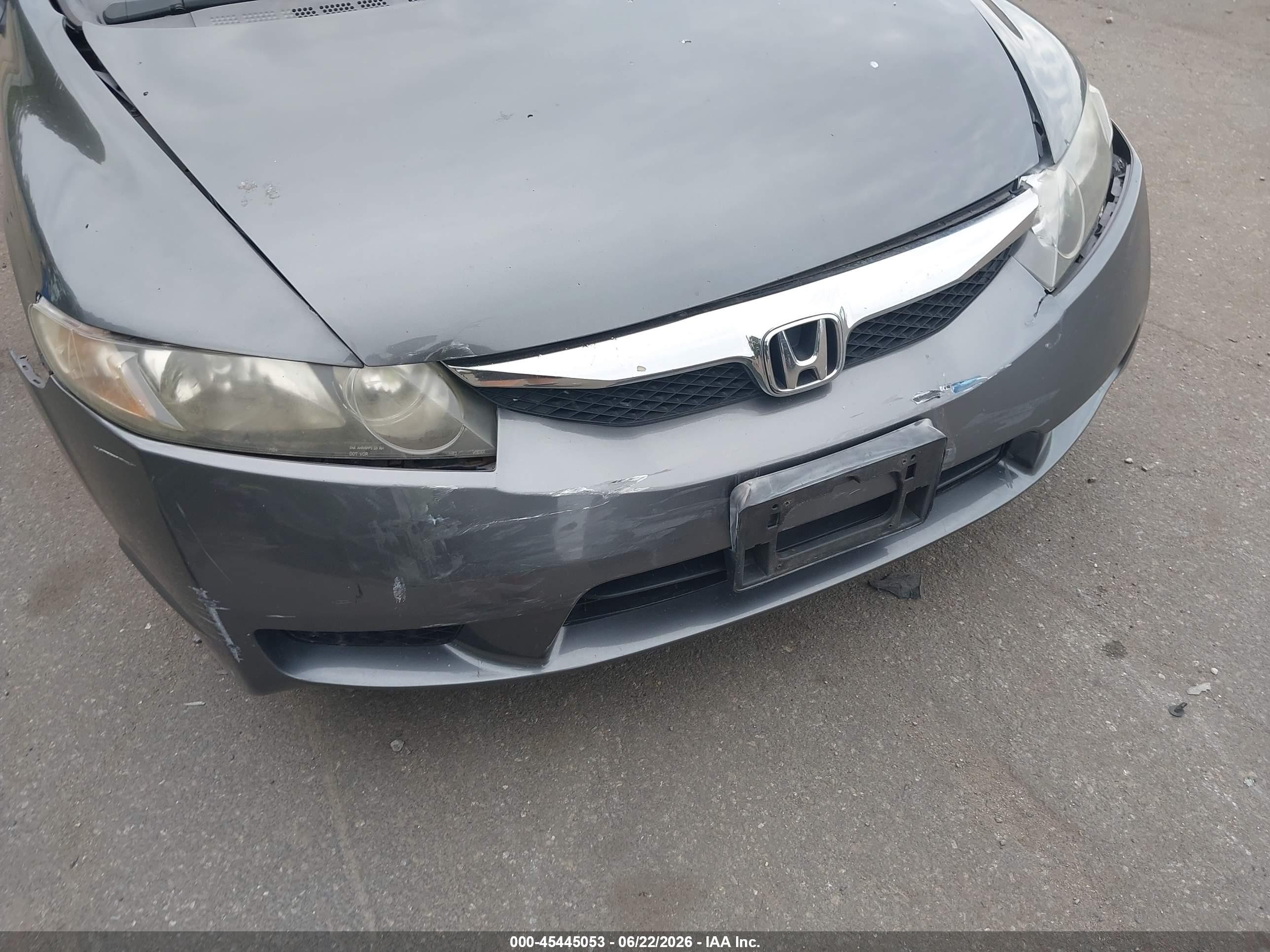2011 Honda Civic Lx-s Gray vin: 19XFA1F65BE037435