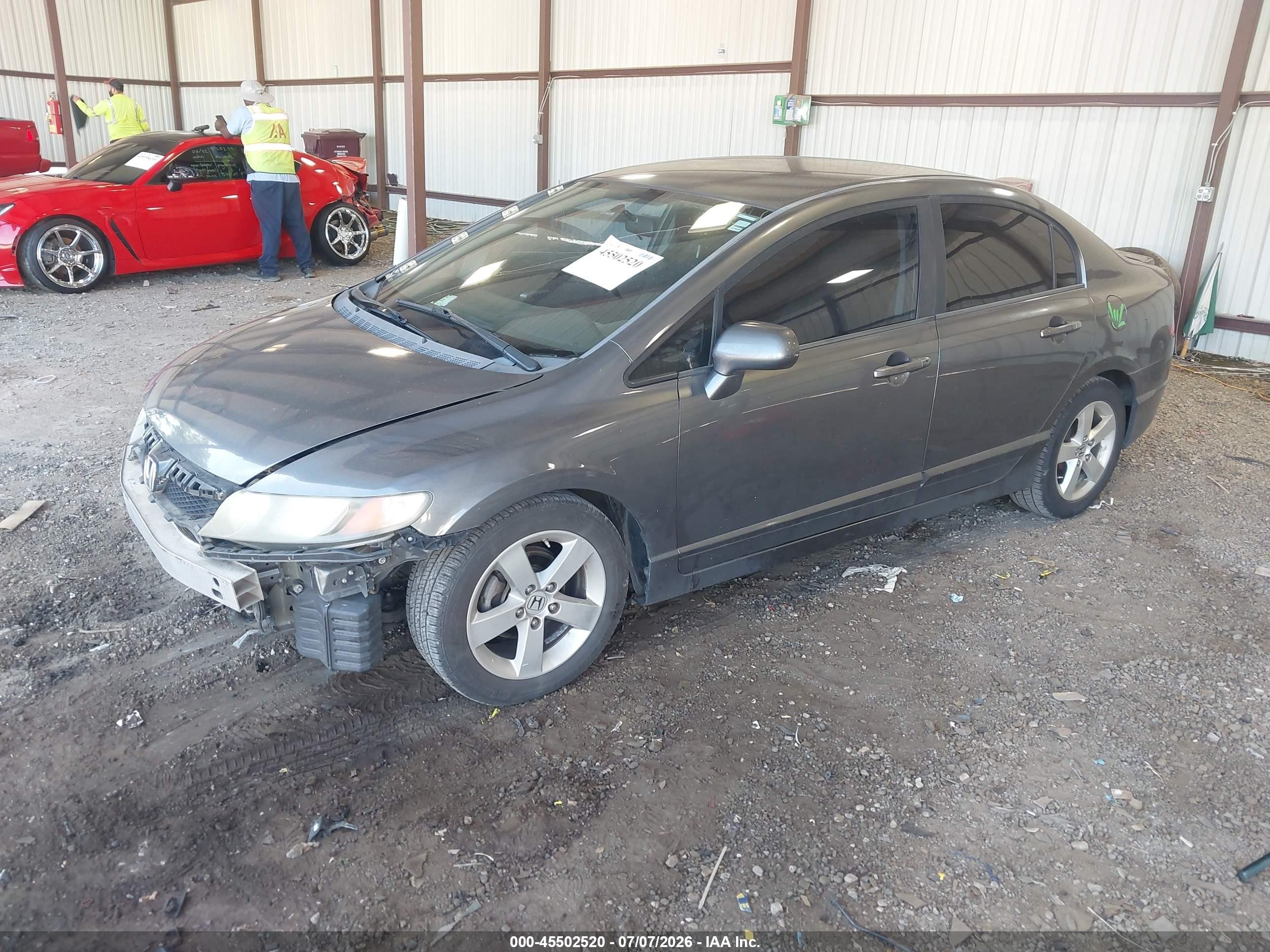 2011 Honda Civic Lx-s Gray vin: 19XFA1F65BE043784