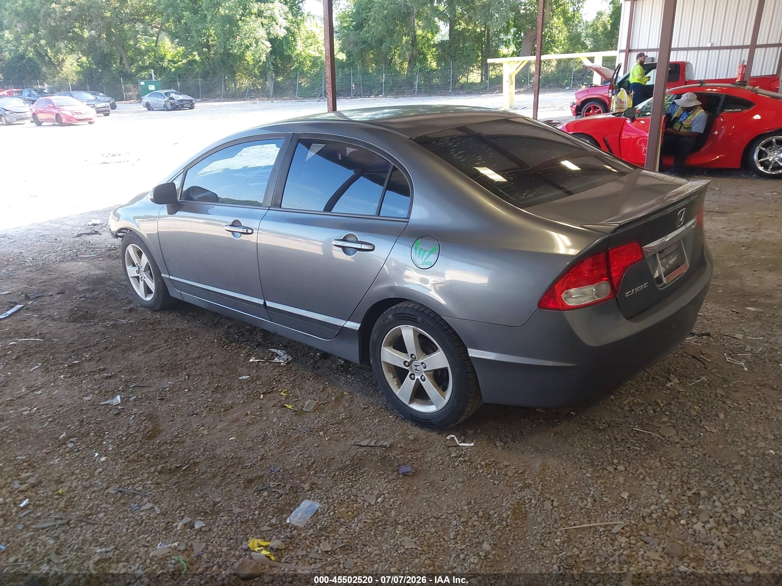 2011 Honda Civic Lx-s Gray vin: 19XFA1F65BE043784