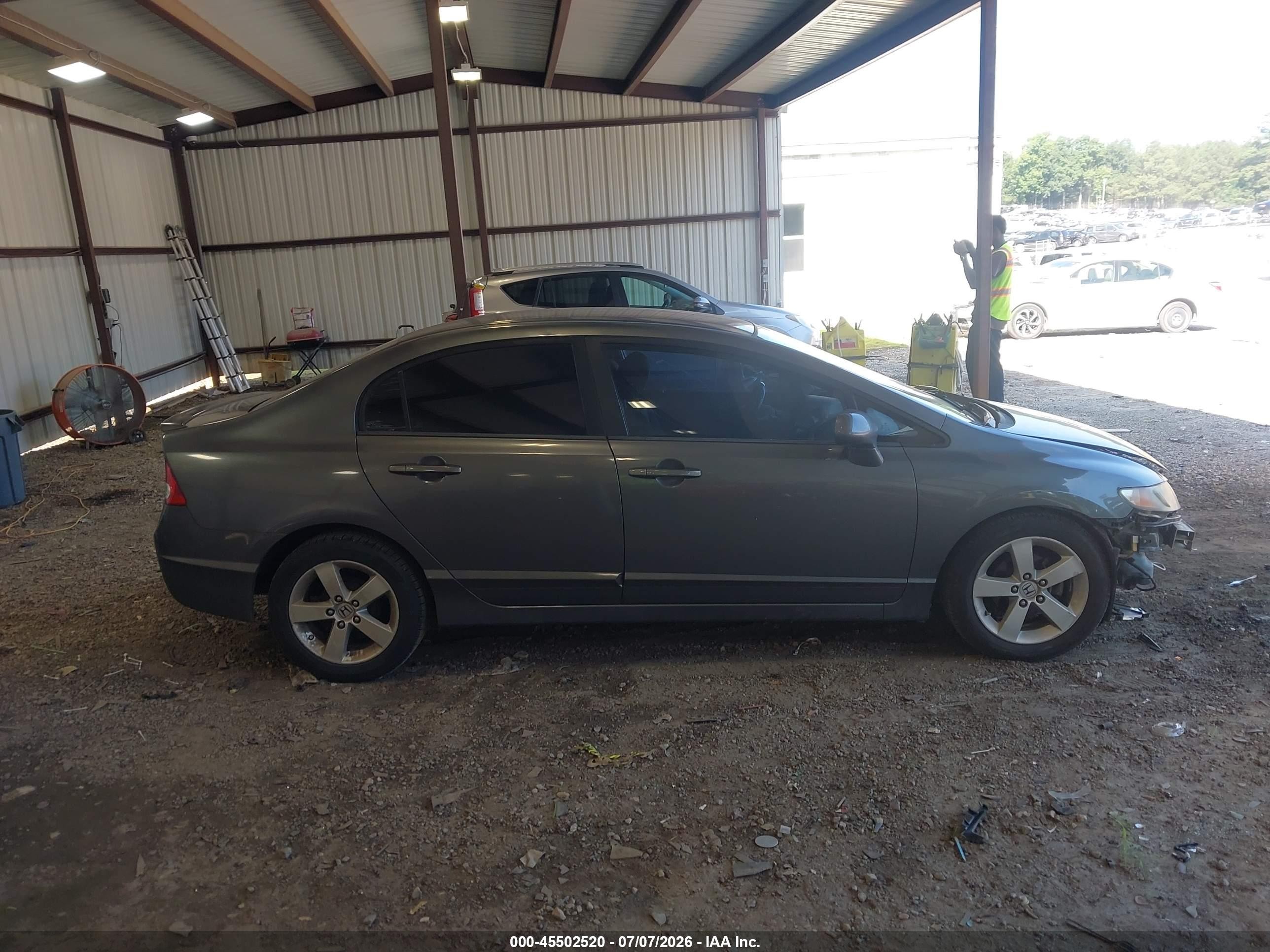 2011 Honda Civic Lx-s Gray vin: 19XFA1F65BE043784