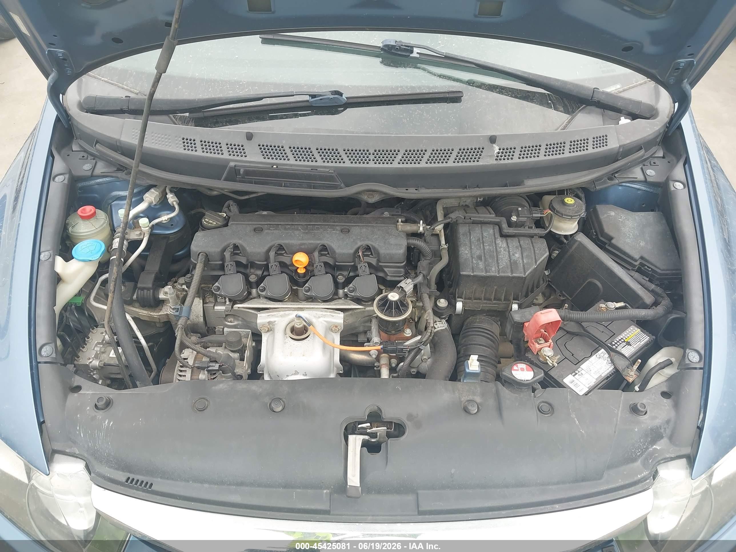 2010 Honda Civic Lx-s Blue vin: 19XFA1F66AE023588