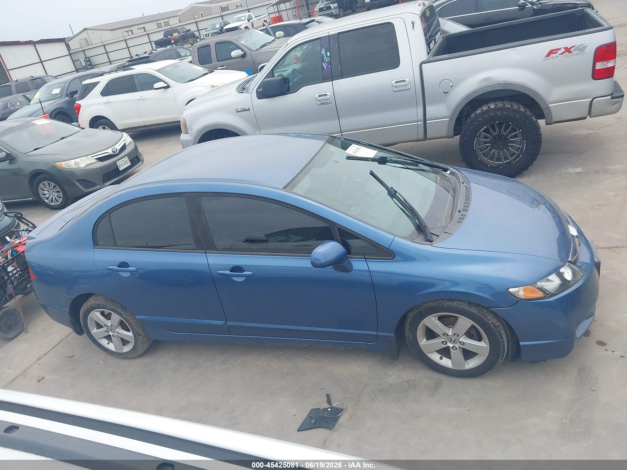 2010 Honda Civic Lx-s Blue vin: 19XFA1F66AE023588